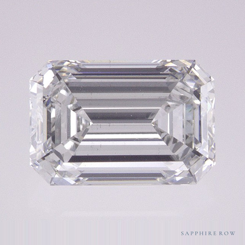 1.53 ct lab-grown diamond, emerald cut | Sapphire Row · cut6