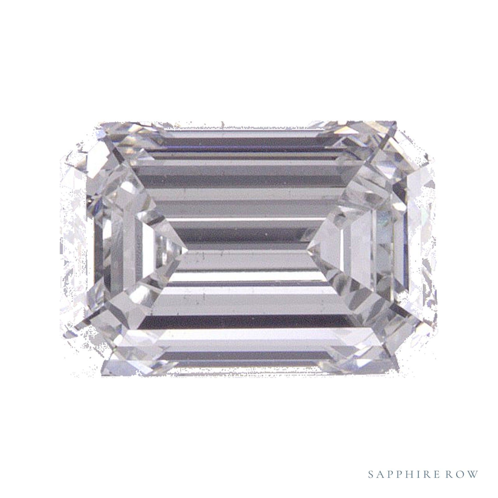 1.53 ct lab-grown diamond, emerald cut | Sapphire Row · cut4