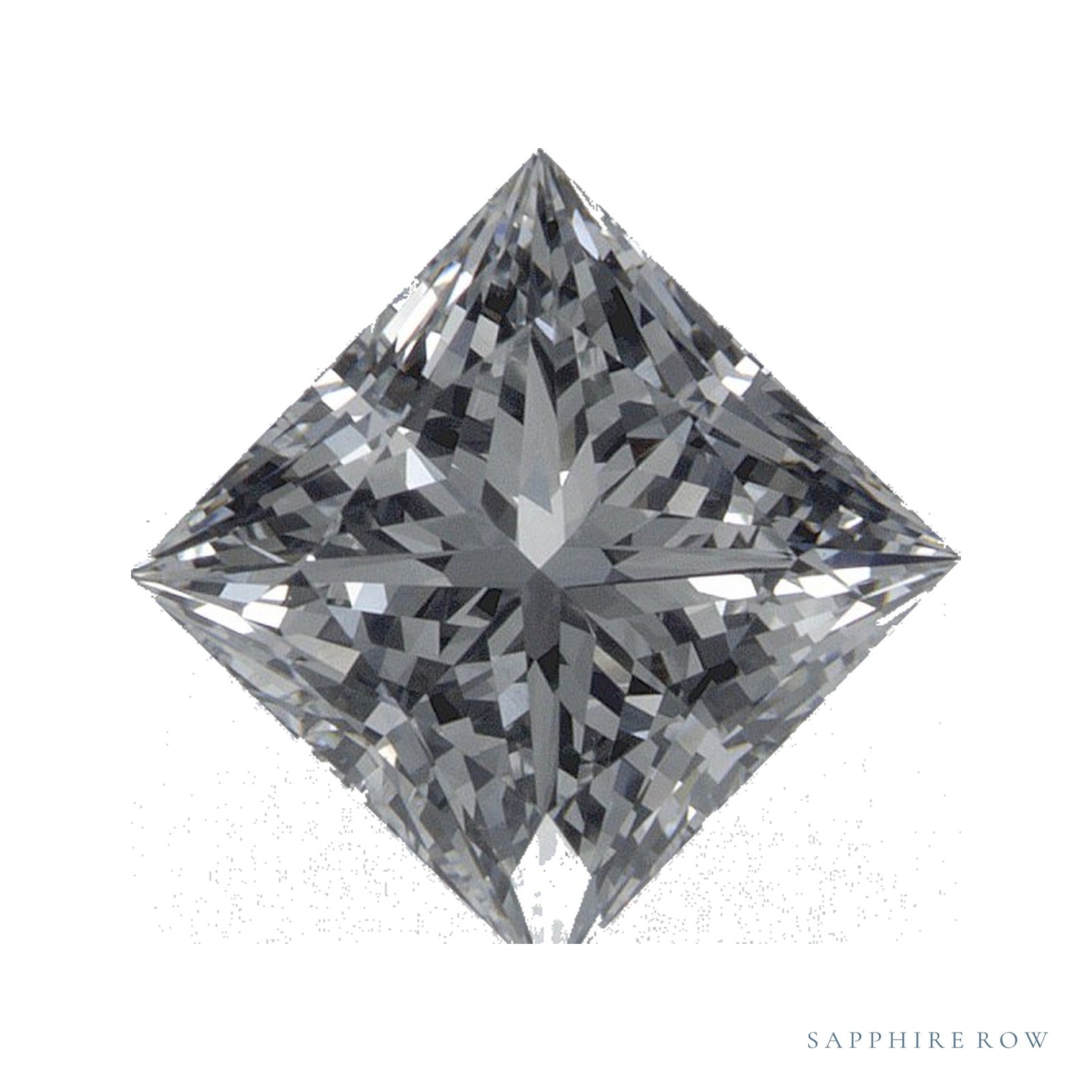 1.53 ct lab-grown diamond, square cut | Sapphire Row · cut4