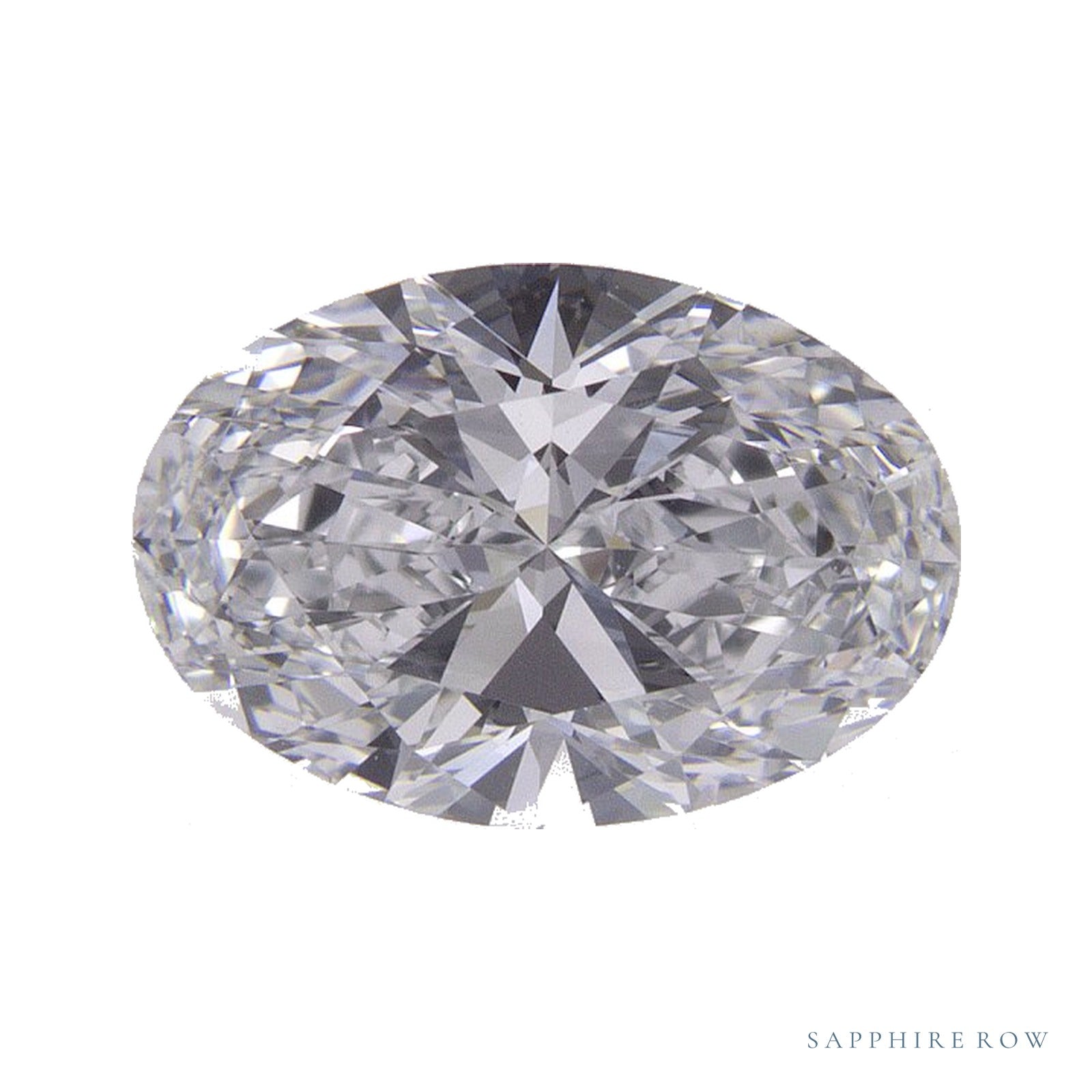 1.53 ct lab-grown diamond, oval cut | Sapphire Row · cut4