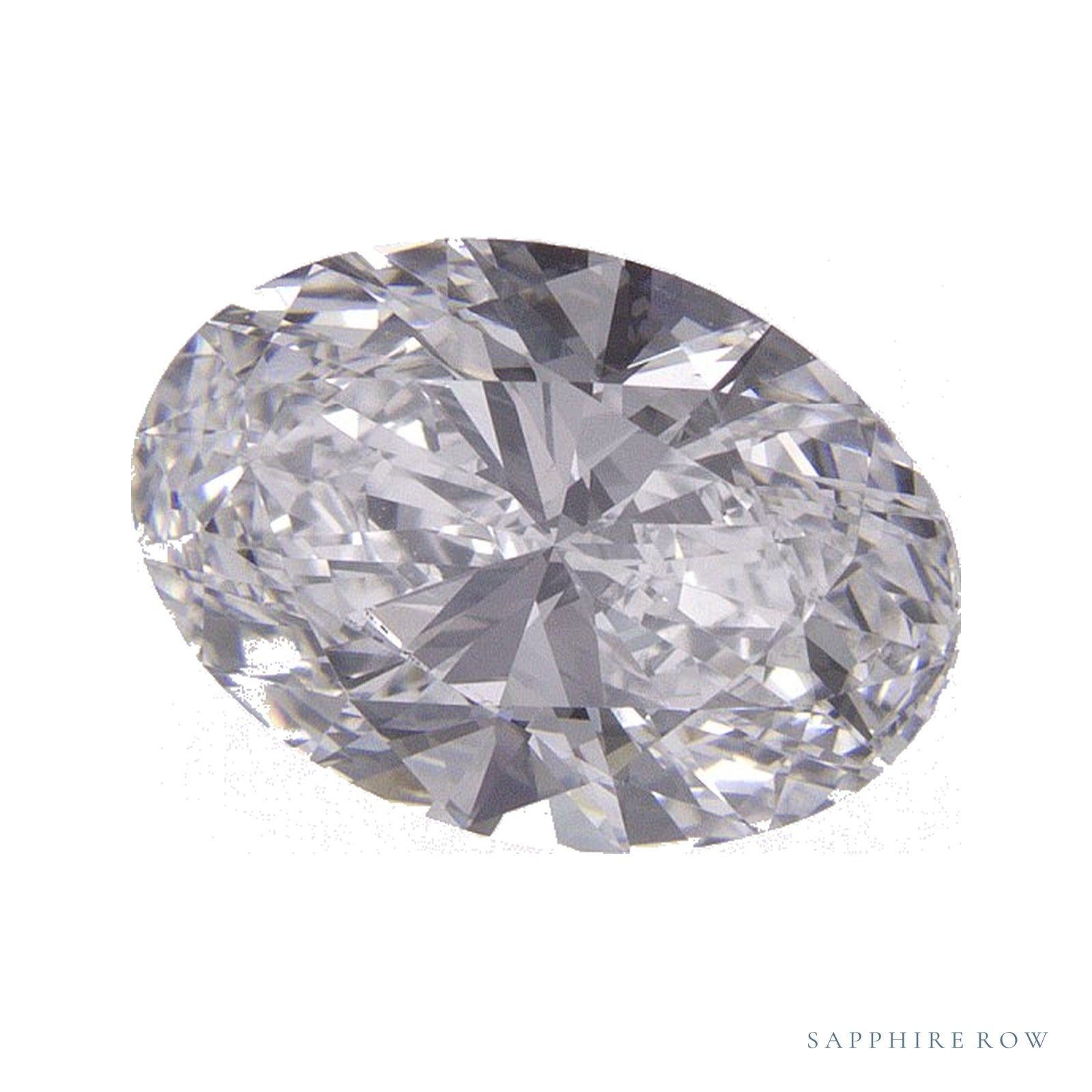 1.53 ct lab-grown diamond, oval cut | Sapphire Row · cut4