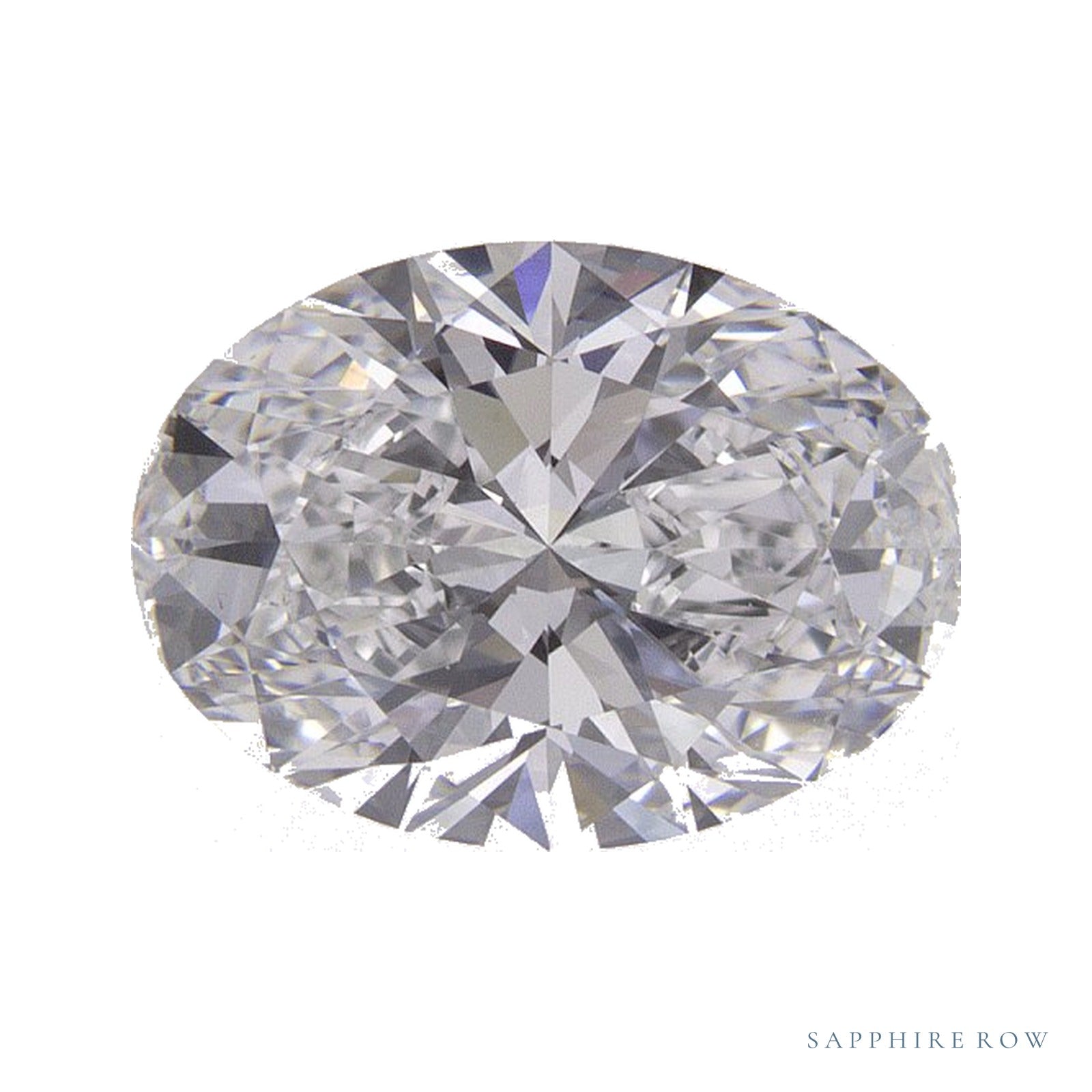 1.53 ct lab-grown diamond, oval cut | Sapphire Row · cut4