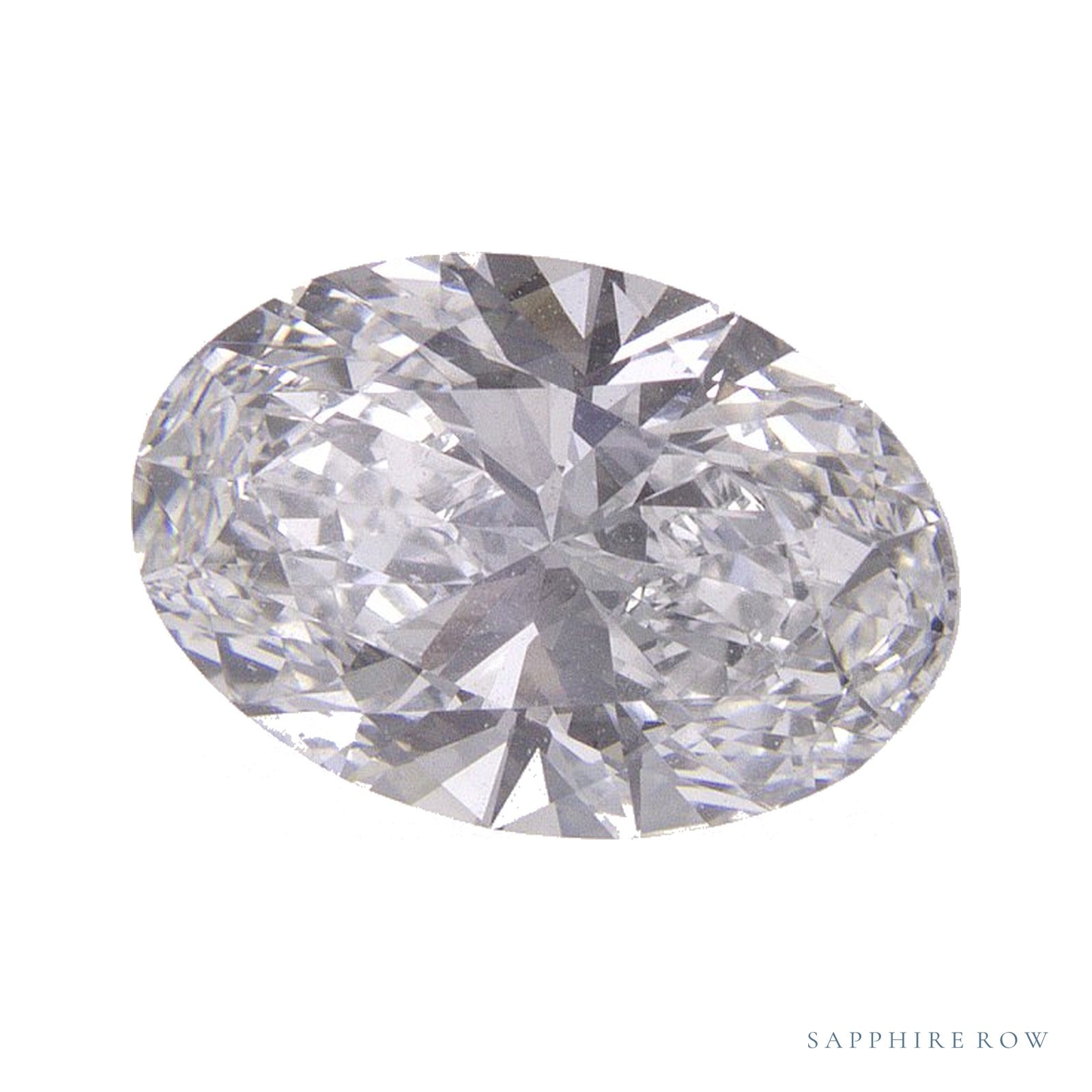 1.53 ct lab-grown diamond, oval cut | Sapphire Row · cut4