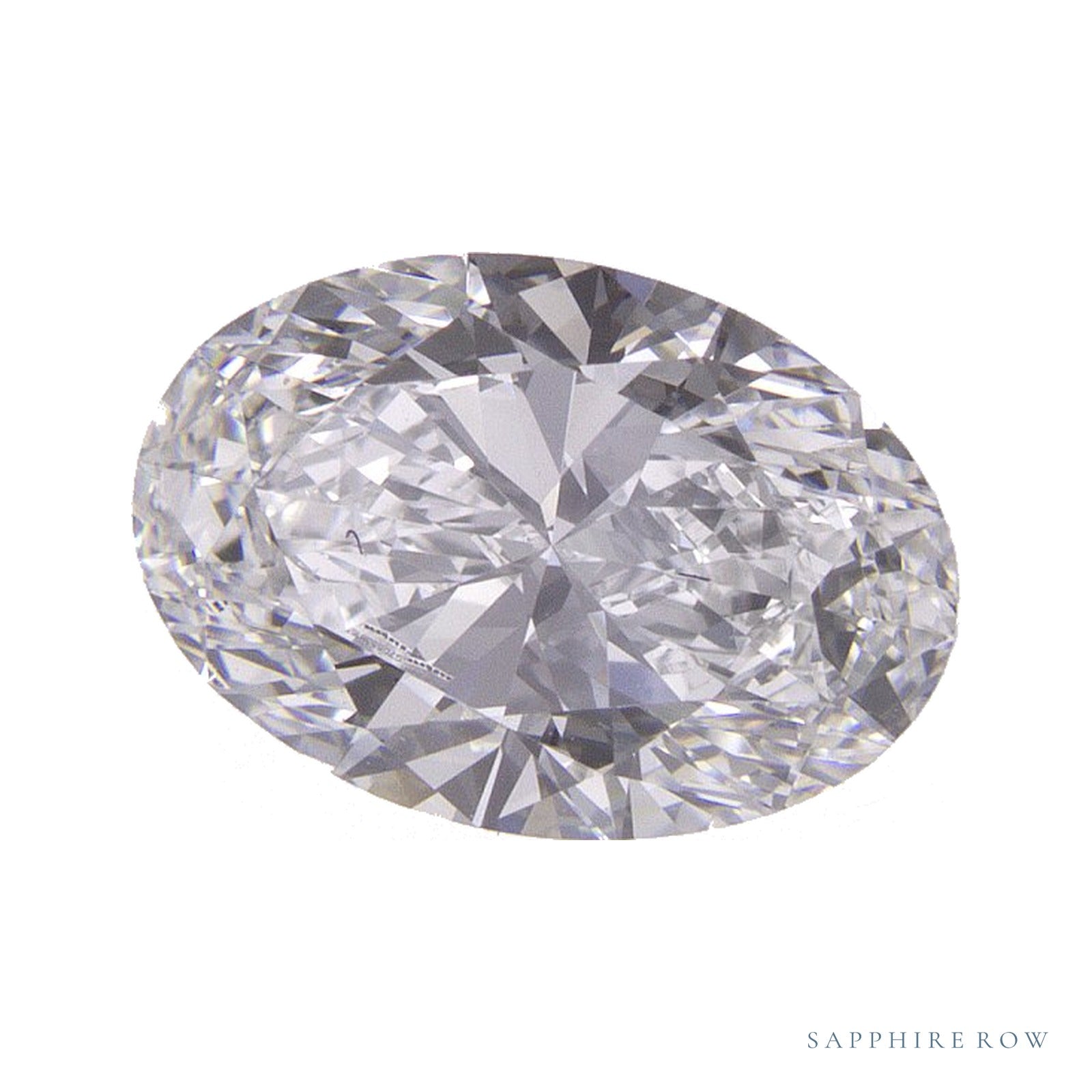 1.53 ct lab-grown diamond, oval cut | Sapphire Row · cut4