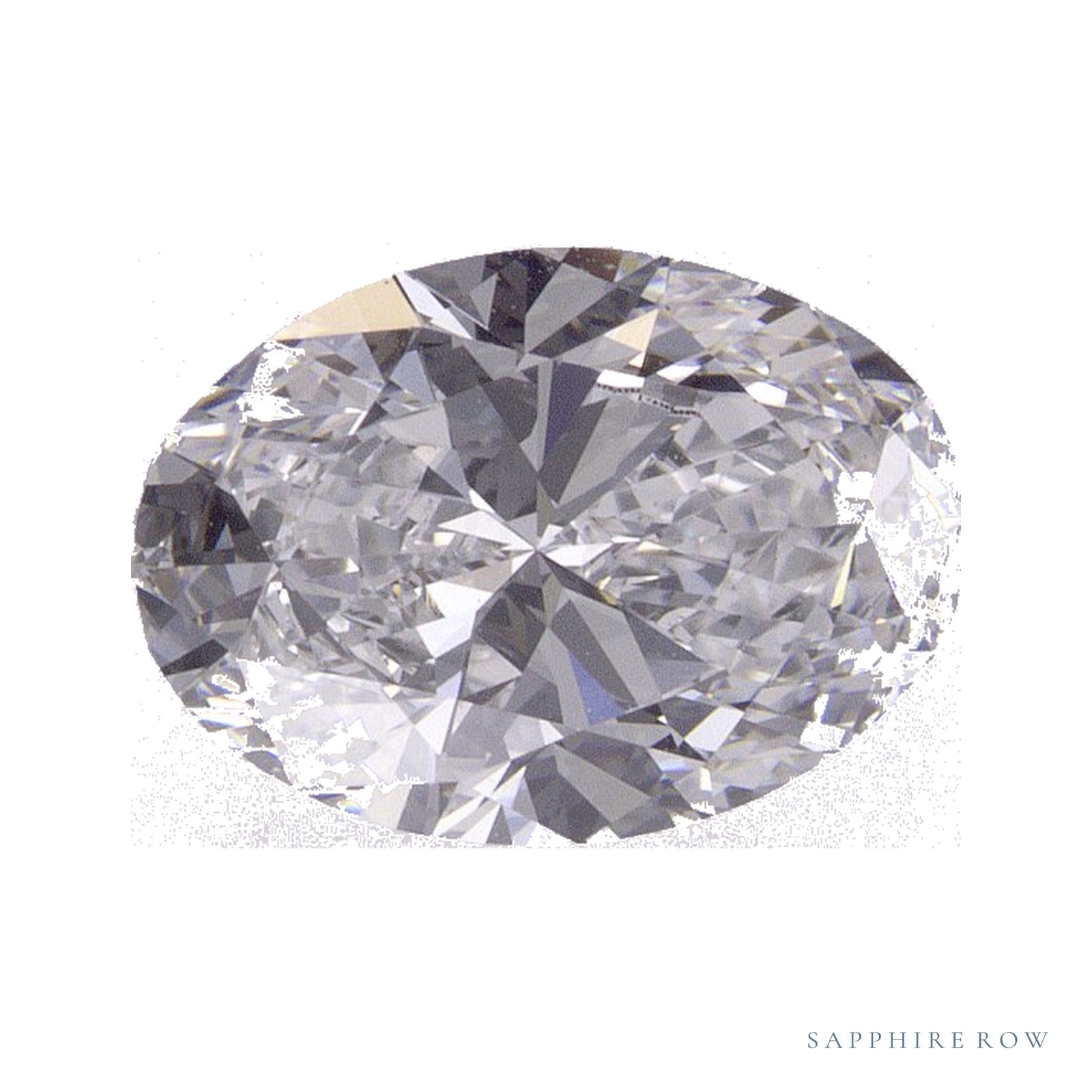 1.53 ct lab-grown diamond, oval cut | Sapphire Row · cut4