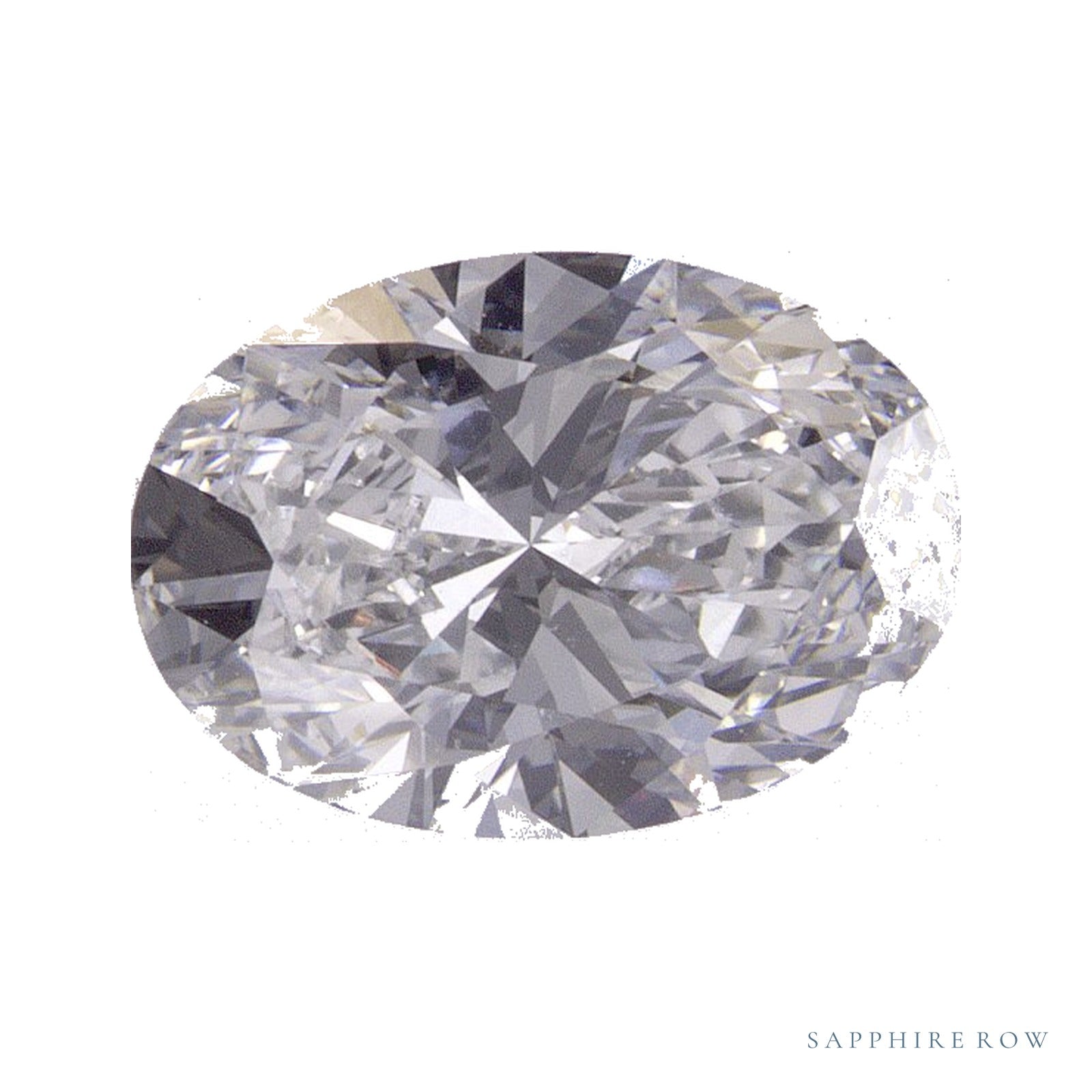 1.53 ct lab-grown diamond, oval cut | Sapphire Row · cut4