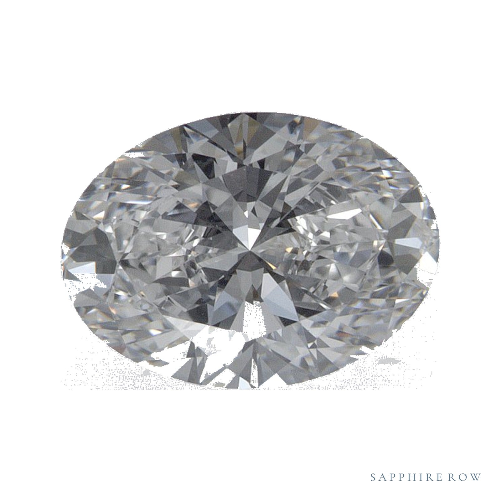 1.53 ct lab-grown diamond, oval cut | Sapphire Row · cut4