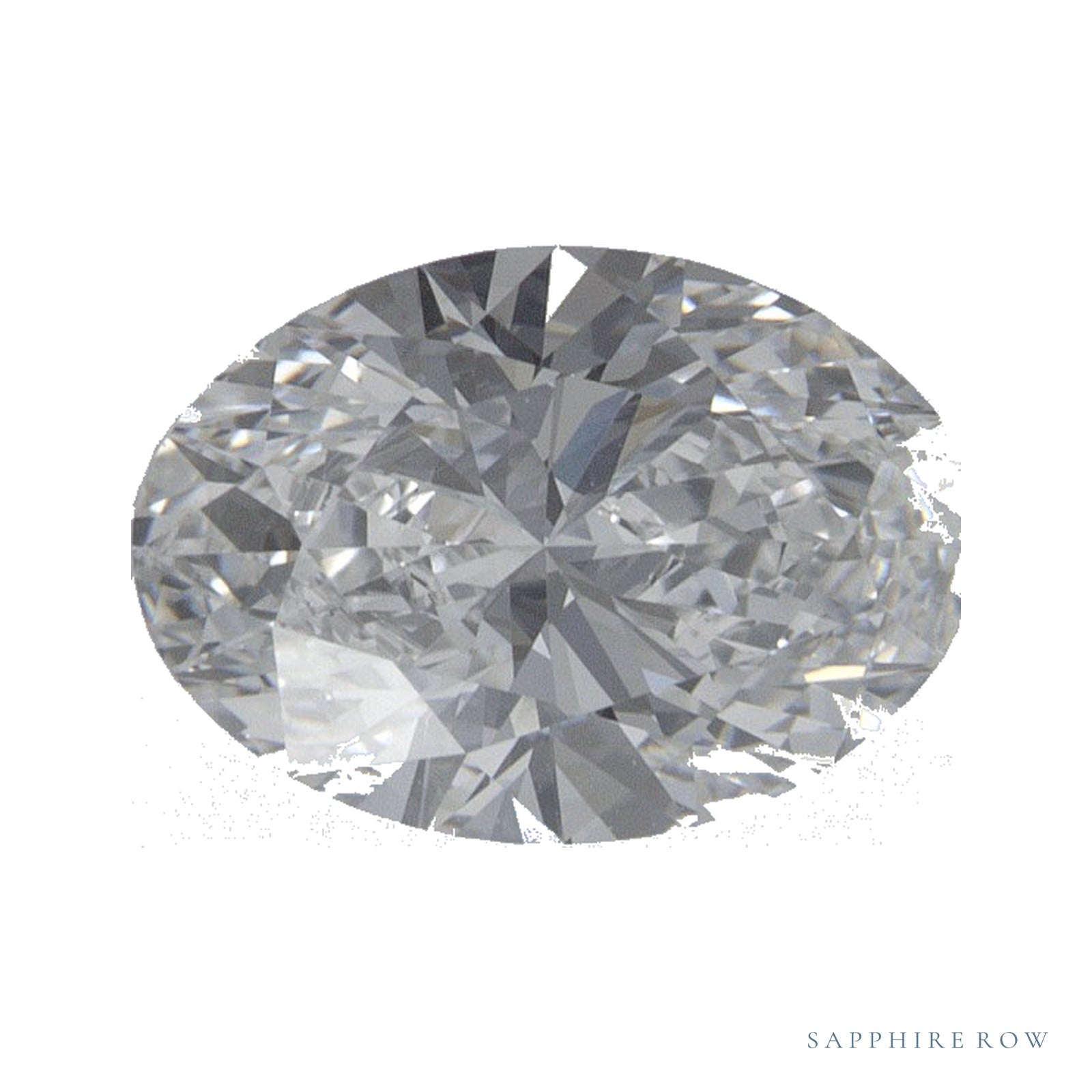 1.53 ct lab-grown diamond, oval cut | Sapphire Row · cut4