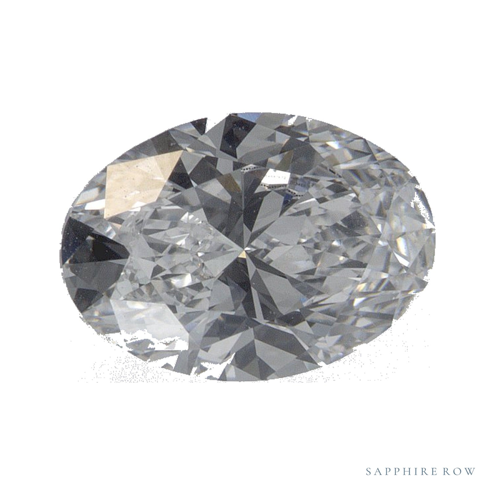 1.53 ct lab-grown diamond, oval cut | Sapphire Row · cut4