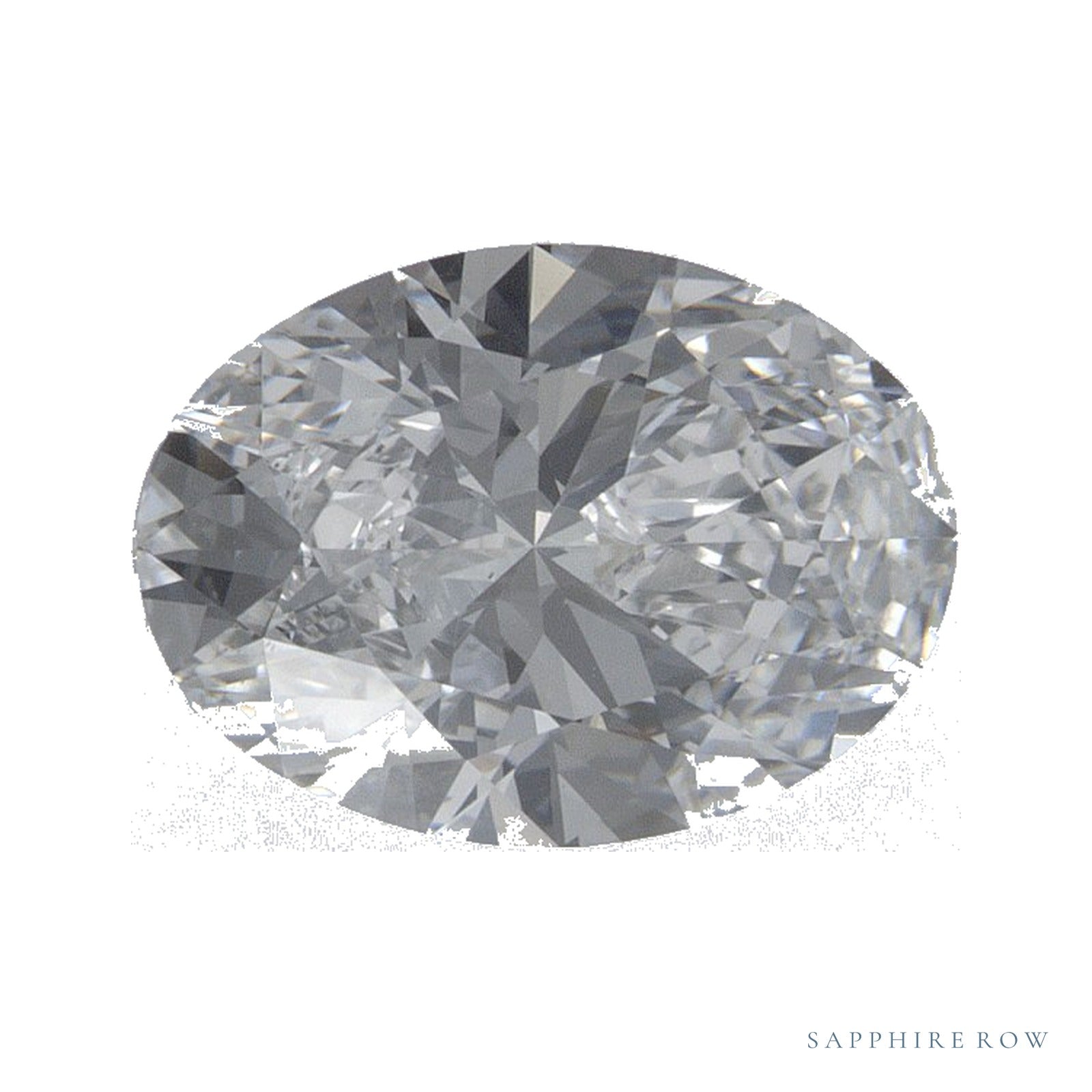 1.53 ct lab-grown diamond, oval cut | Sapphire Row · cut4