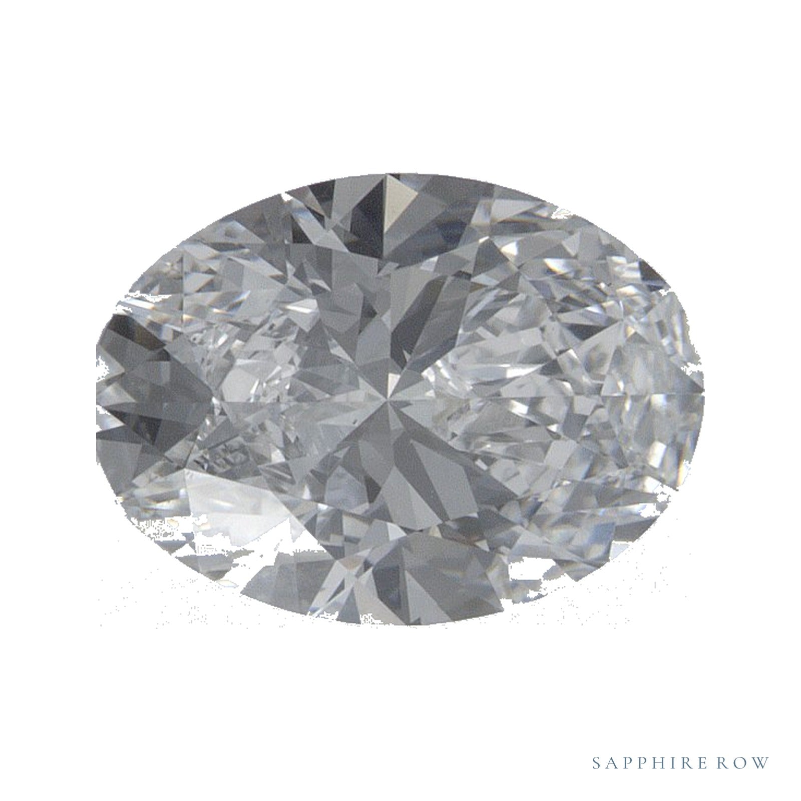 1.53 ct lab-grown diamond, oval cut | Sapphire Row · cut4