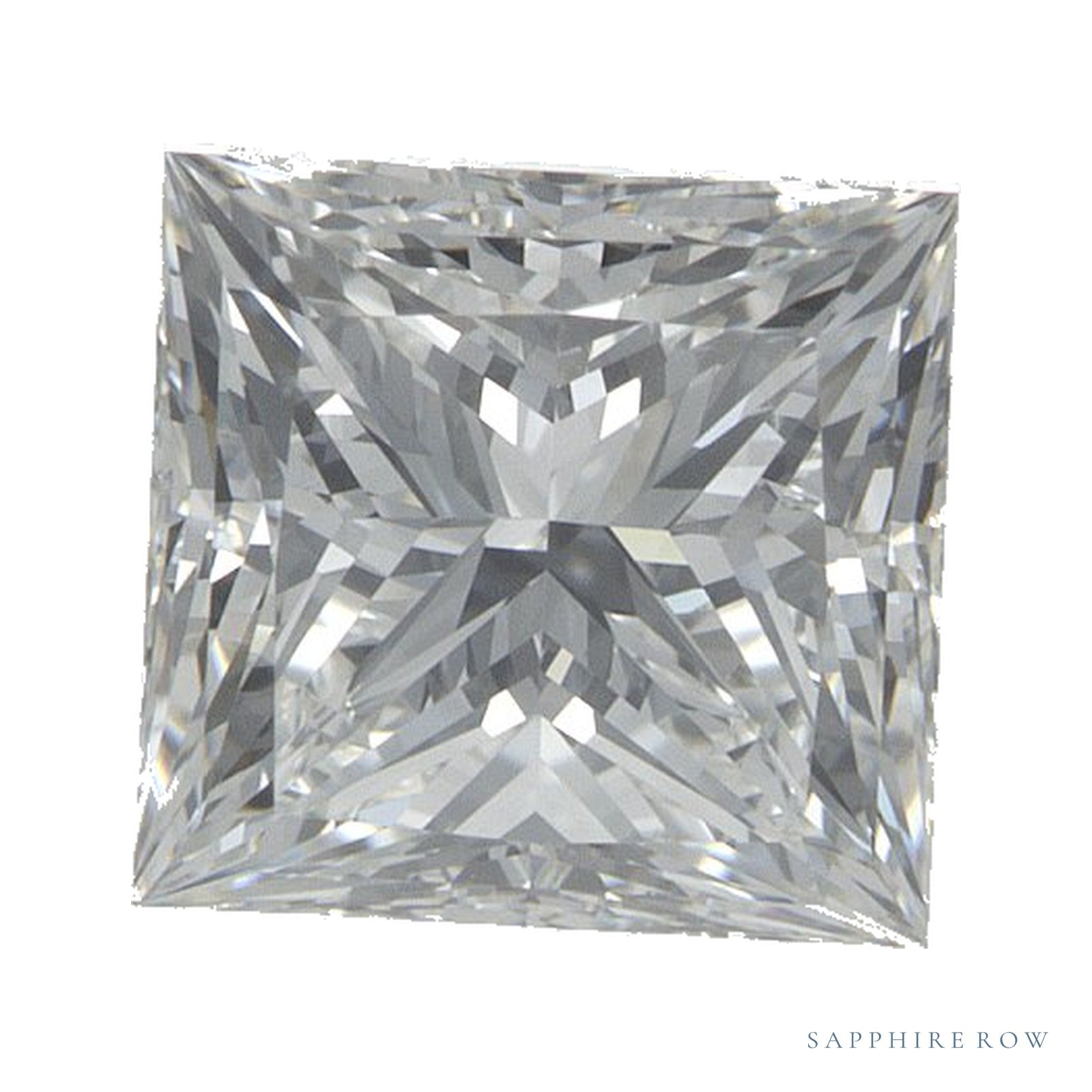 1.52 ct natural diamond, square cut | Sapphire Row · cut4