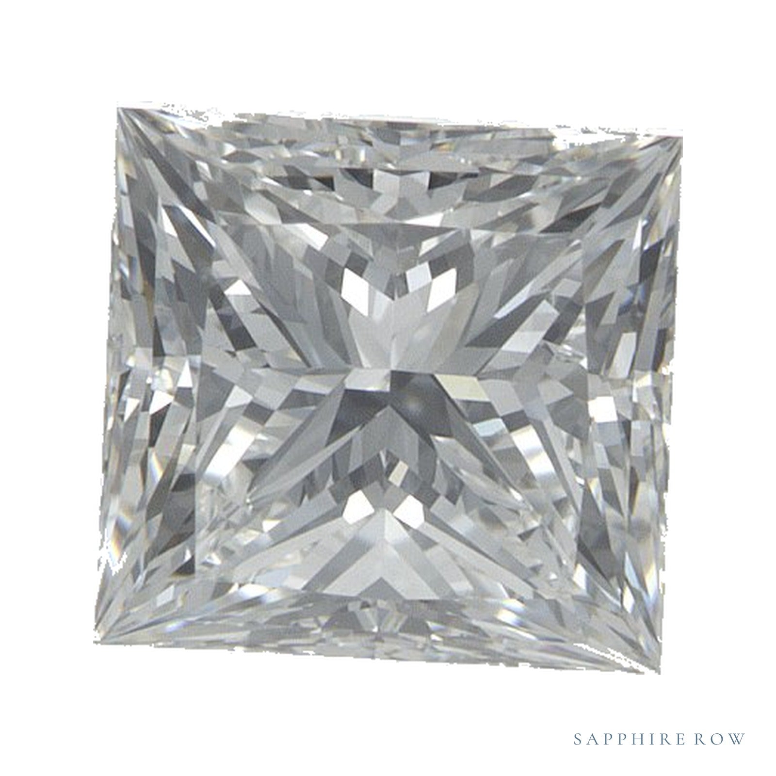 1.52 ct natural diamond, square cut | Sapphire Row · cut4