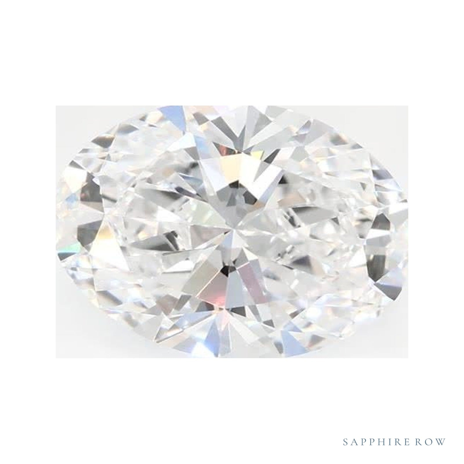 1.52 ct lab-grown diamond, oval cut | Sapphire Row · cut4