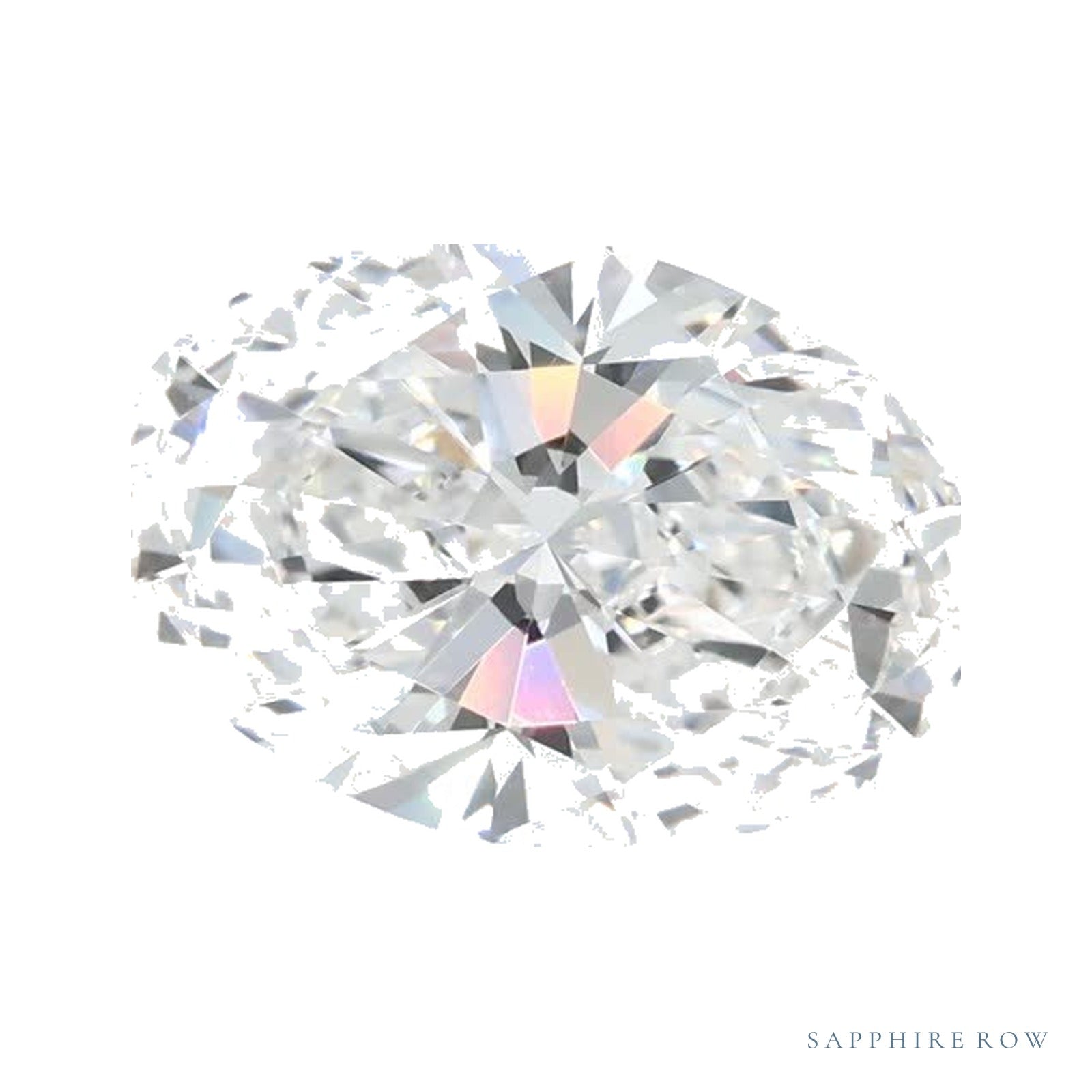 1.52 ct lab-grown diamond, oval cut | Sapphire Row · cut4