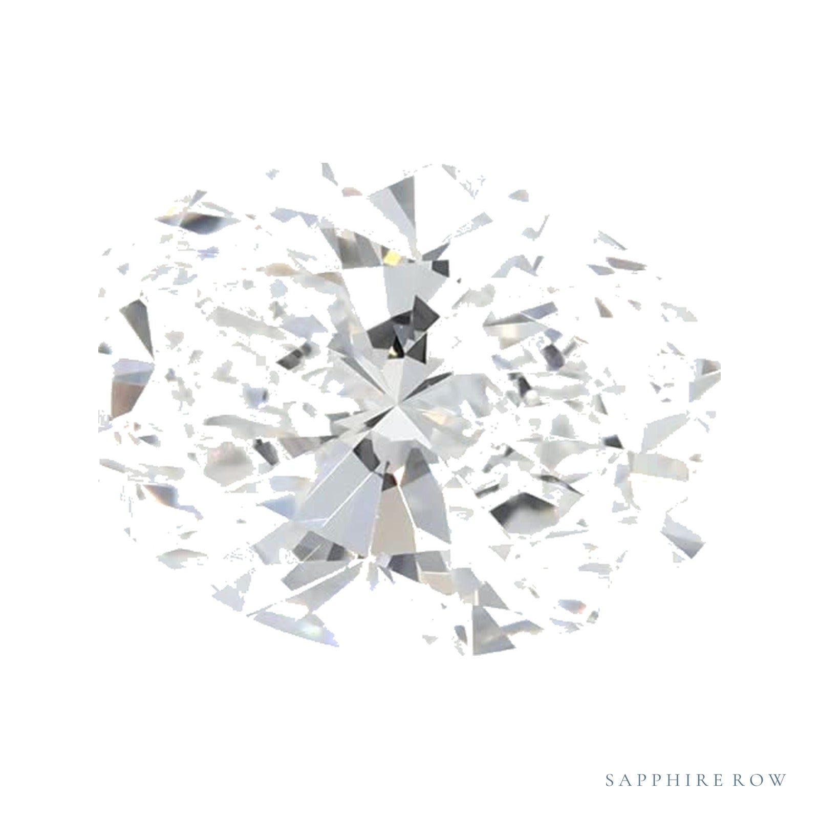 1.52 ct lab-grown diamond, oval cut | Sapphire Row · cut4