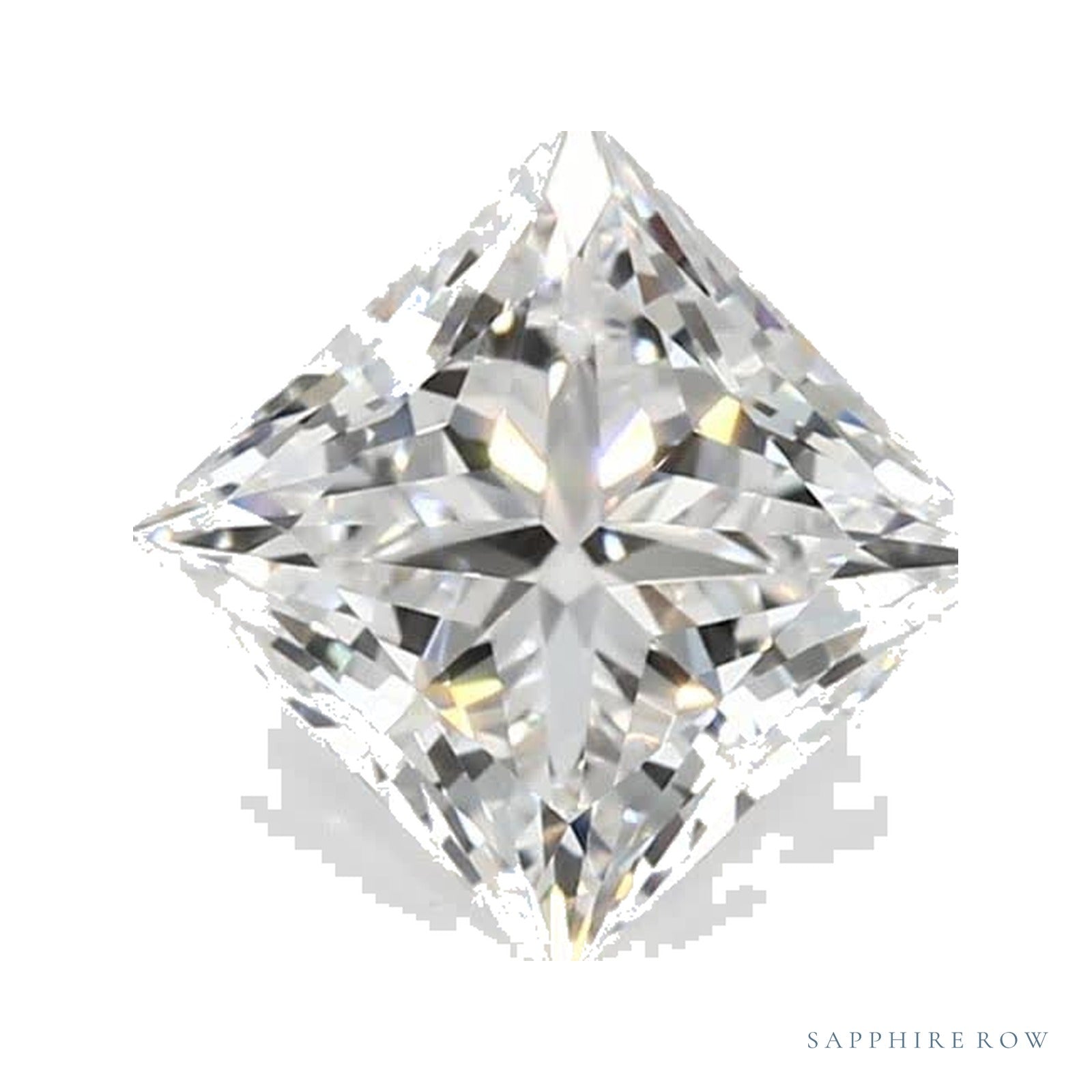 1.52 ct lab-grown diamond, square cut | Sapphire Row · cut4