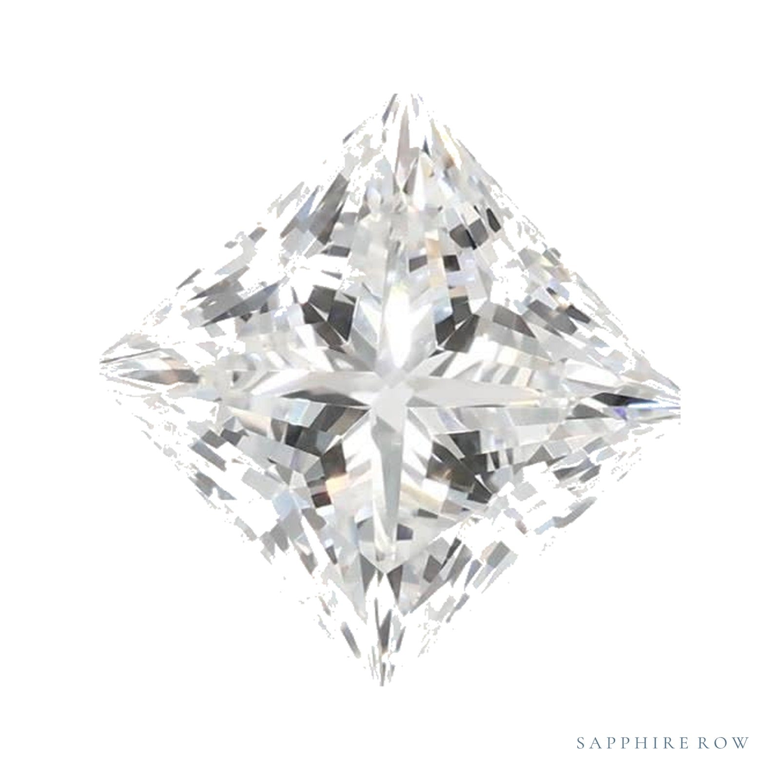 1.52 ct lab-grown diamond, square cut | Sapphire Row · cut4