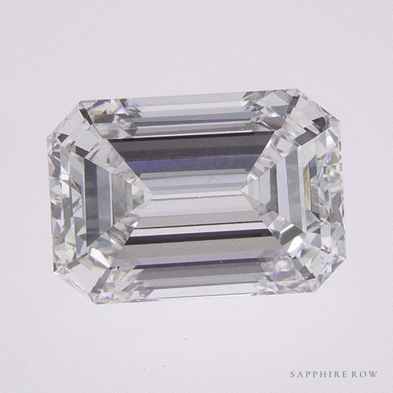 1.52 ct lab-grown diamond, emerald cut | Sapphire Row · cut7