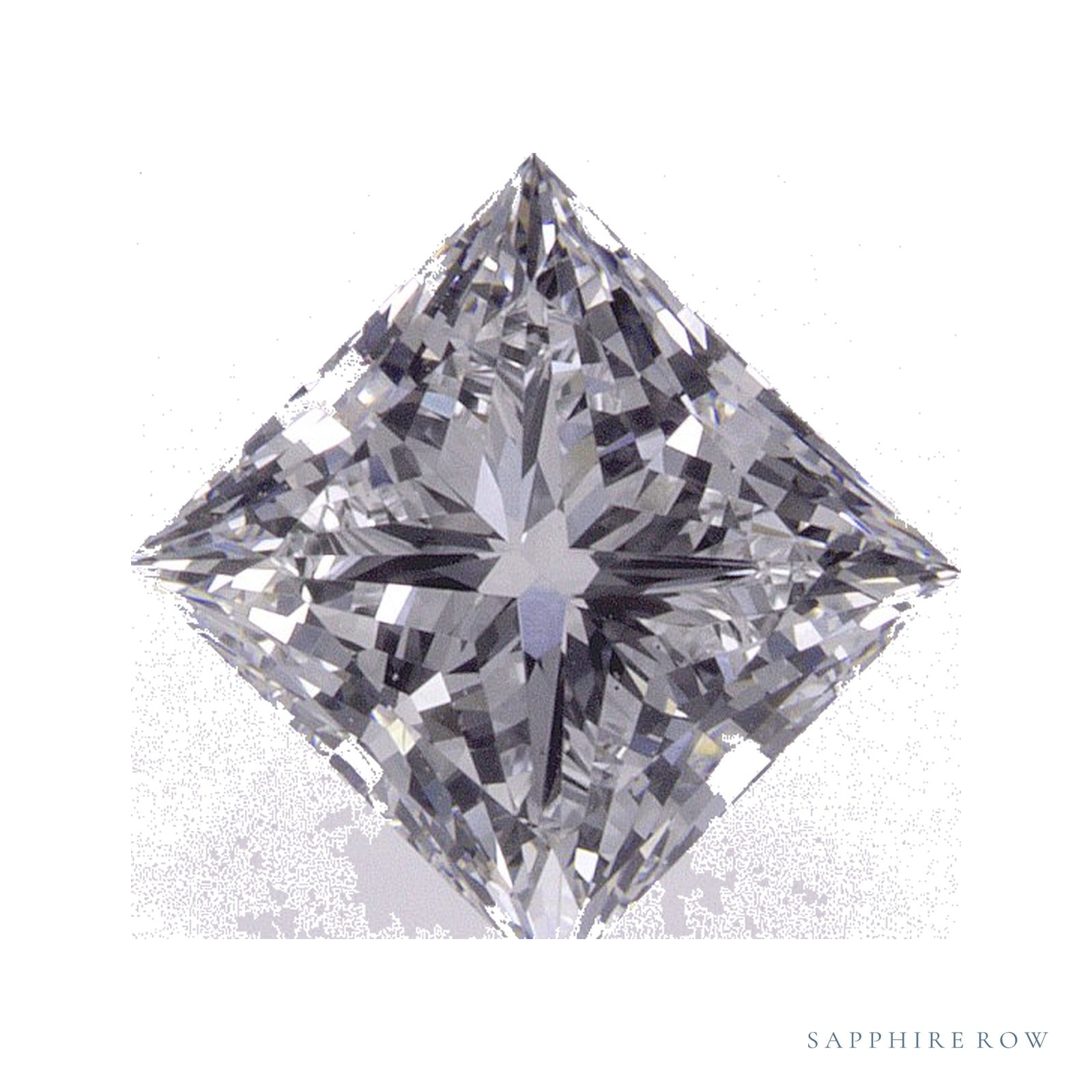 1.52 ct lab-grown diamond, square cut | Sapphire Row · cut4