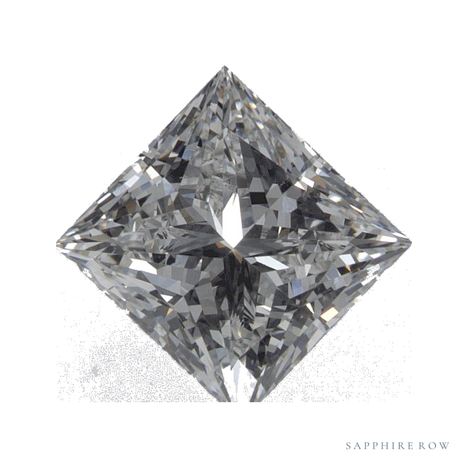 1.52 ct lab-grown diamond, square cut | Sapphire Row · cut4