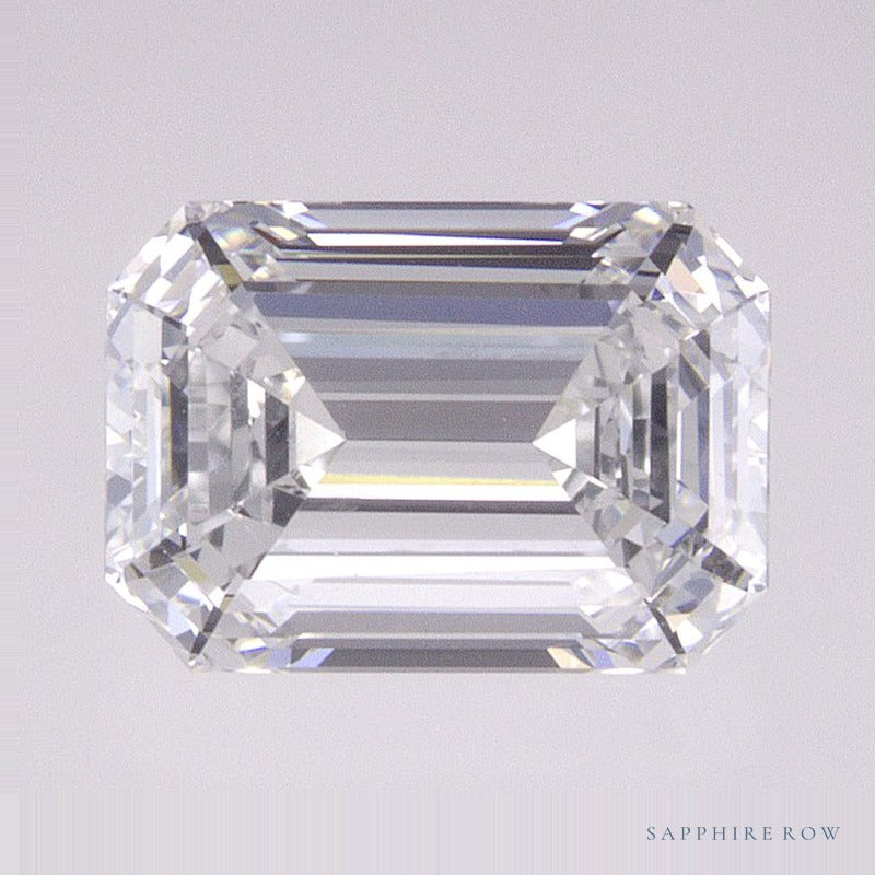 1.52 ct lab-grown diamond, emerald cut | Sapphire Row · cut7
