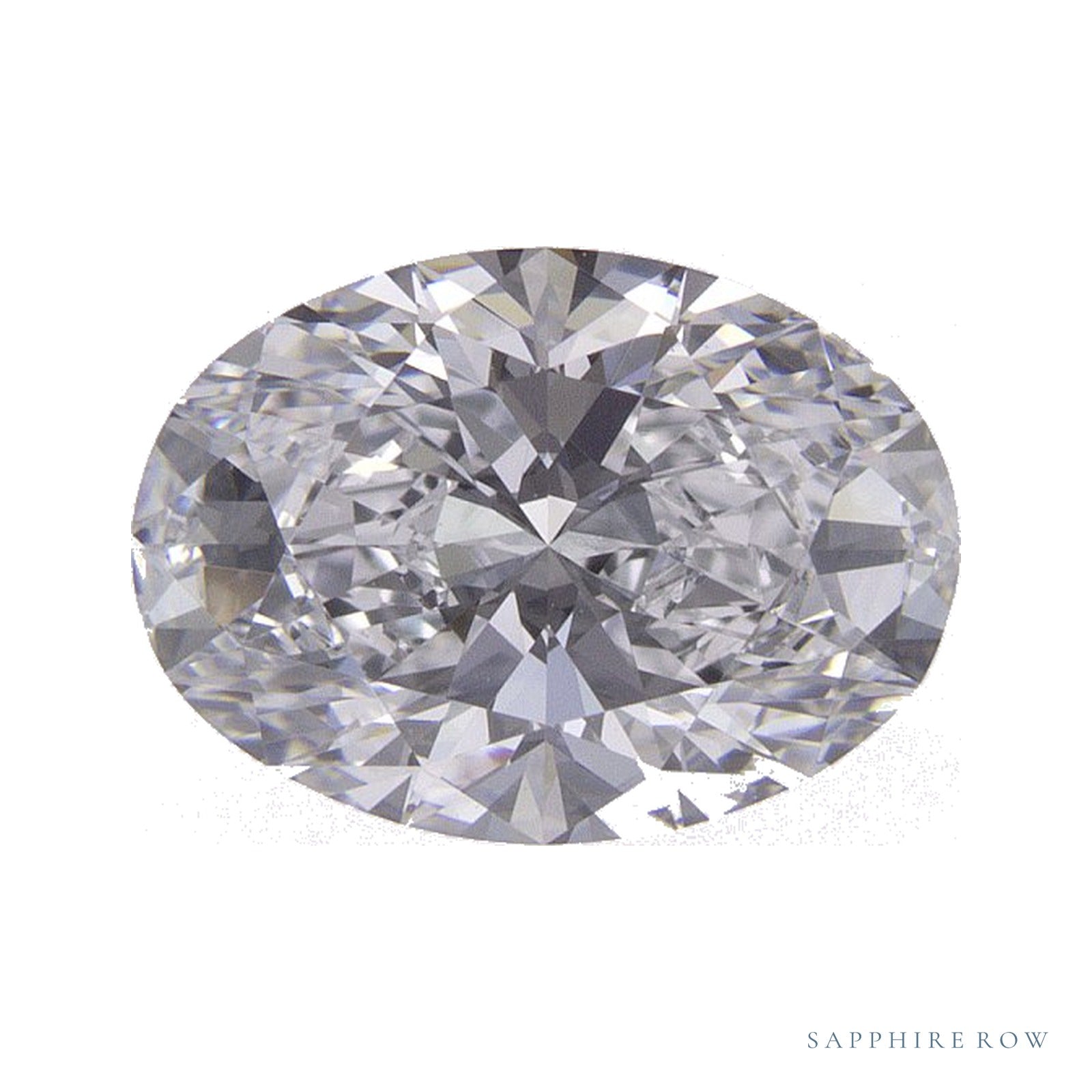 1.52 ct lab-grown diamond, oval cut | Sapphire Row · cut4