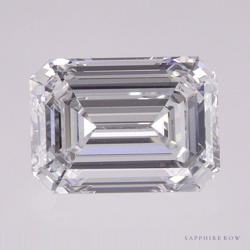 1.52 ct lab-grown diamond, emerald cut | Sapphire Row · cut6