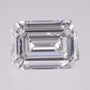 1.52 ct lab-grown diamond, emerald cut | Sapphire Row · cut7