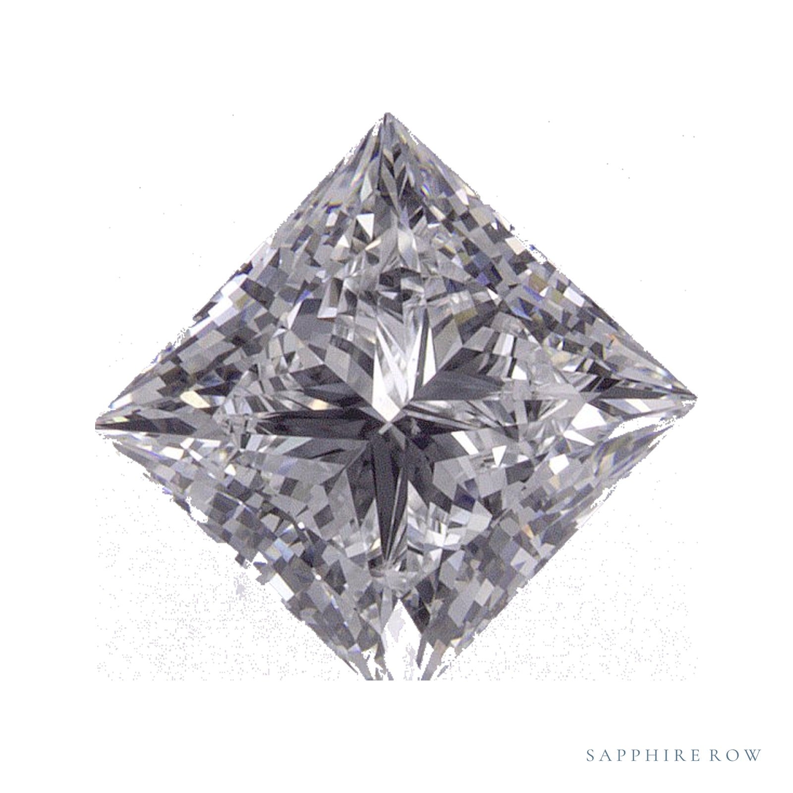 1.52 ct lab-grown diamond, square cut | Sapphire Row · cut4