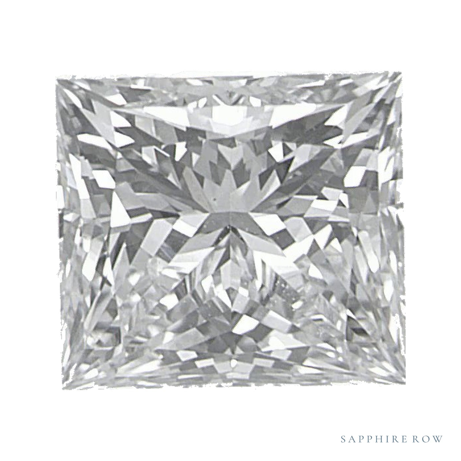 1.52 ct lab-grown diamond, square cut | Sapphire Row · cut4
