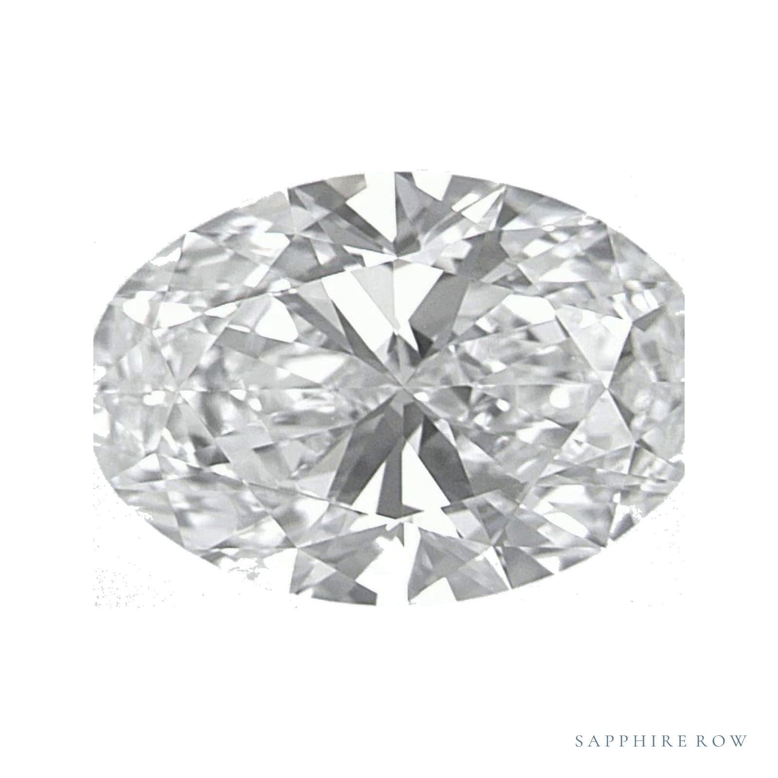 1.52 ct lab-grown diamond, oval cut | Sapphire Row · cut4