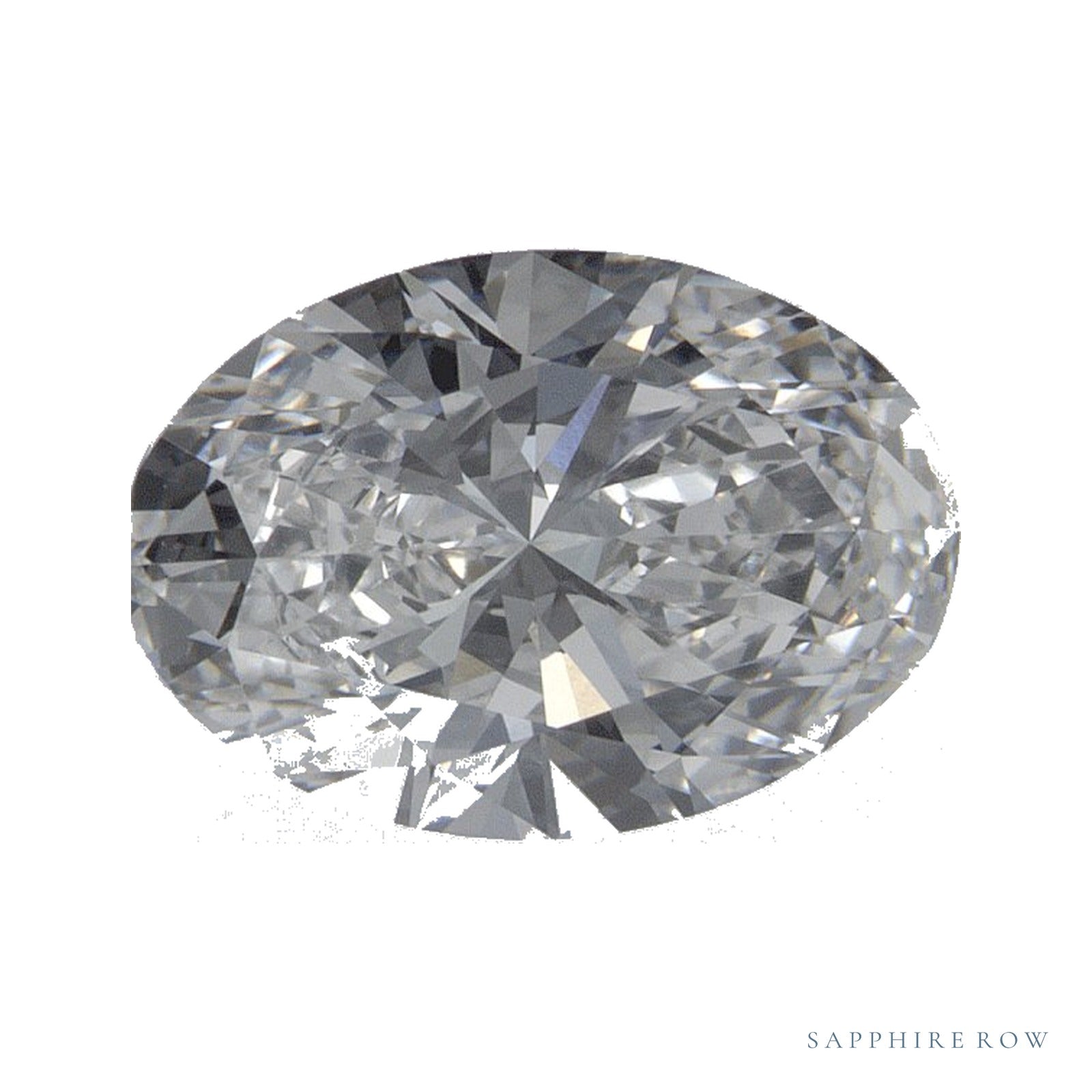 1.52 ct lab-grown diamond, oval cut | Sapphire Row · cut4