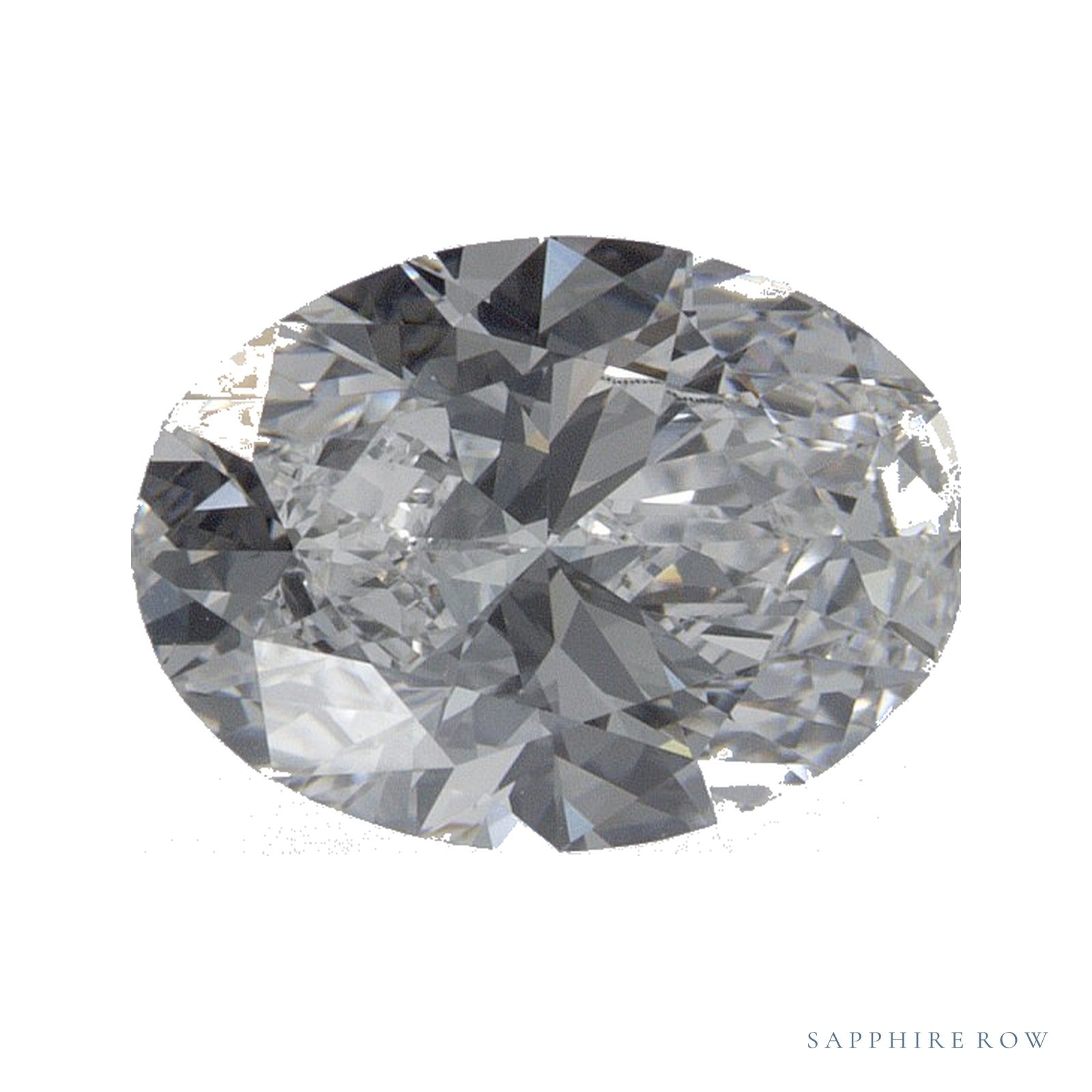1.52 ct lab-grown diamond, oval cut | Sapphire Row · cut4