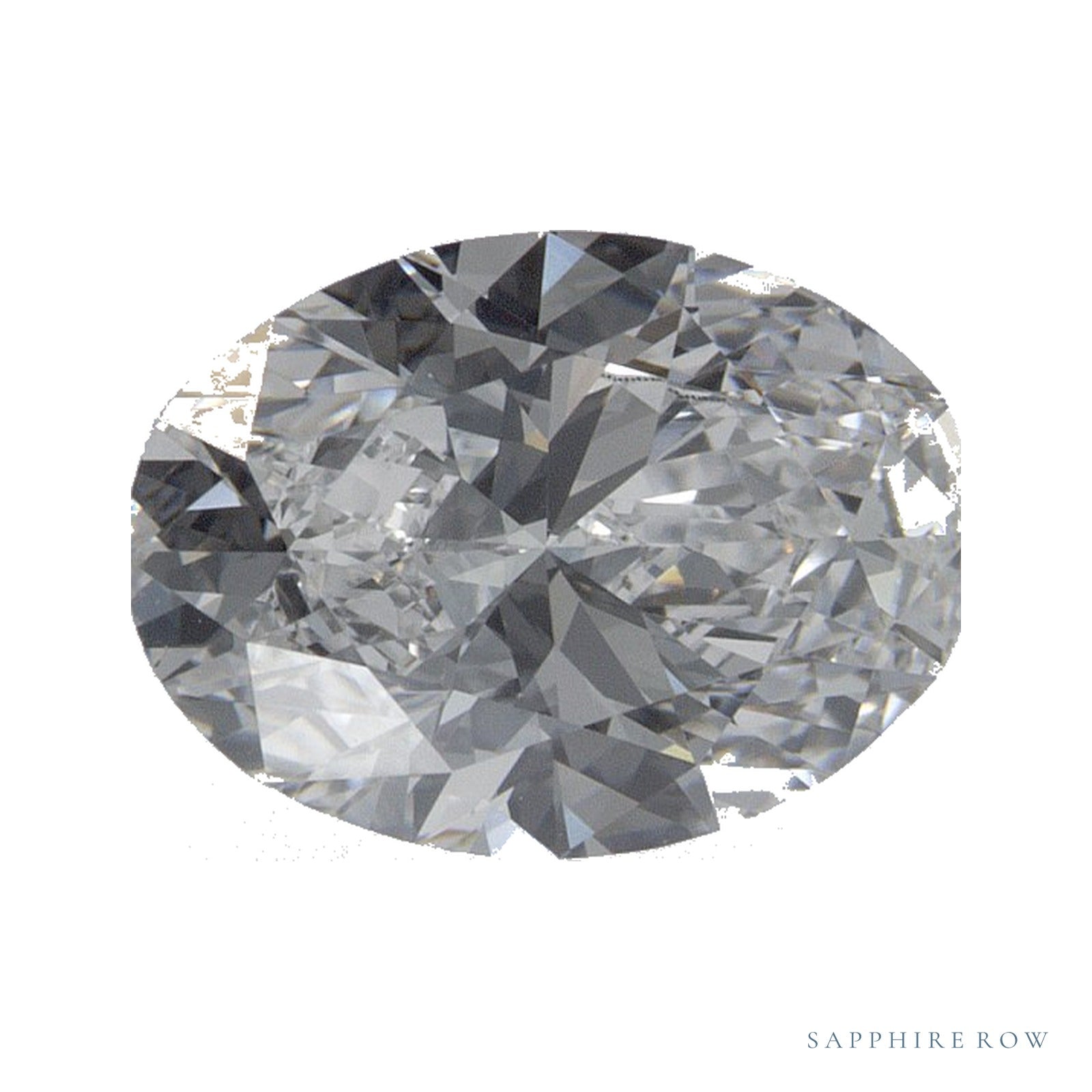 1.52 ct lab-grown diamond, oval cut | Sapphire Row · cut4
