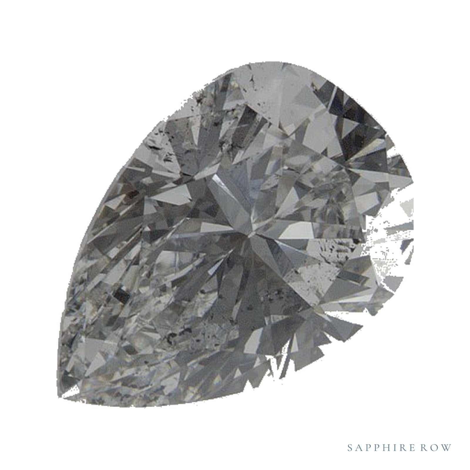1.51 ct natural diamond, pear cut | Sapphire Row · cut4