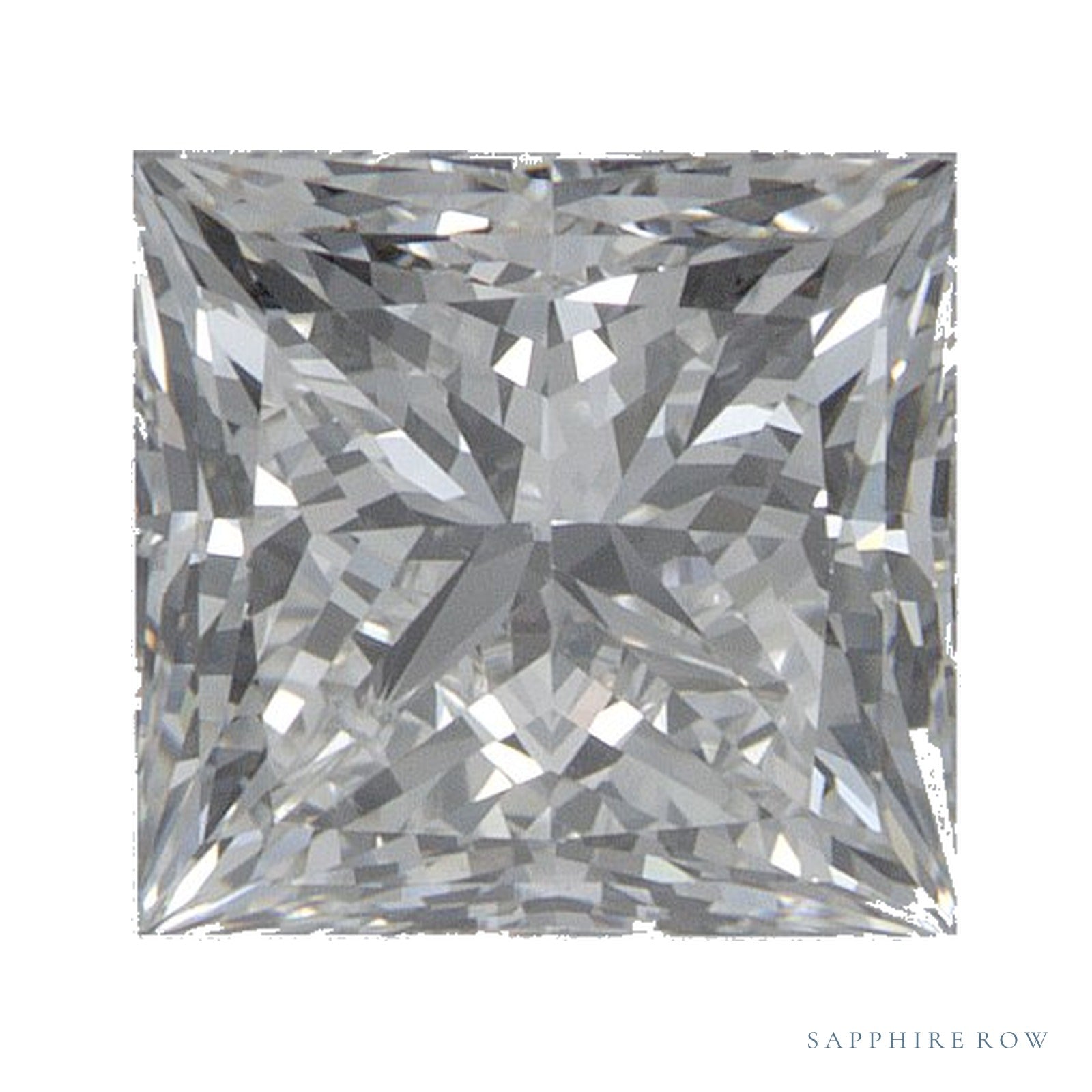 1.51 ct natural diamond, square cut | Sapphire Row · cut4