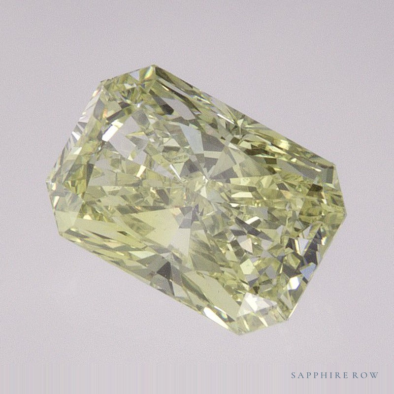 1.51 ct lab-grown fancy intense yellow diamond, radiant cut | Sapphire Row · cut7