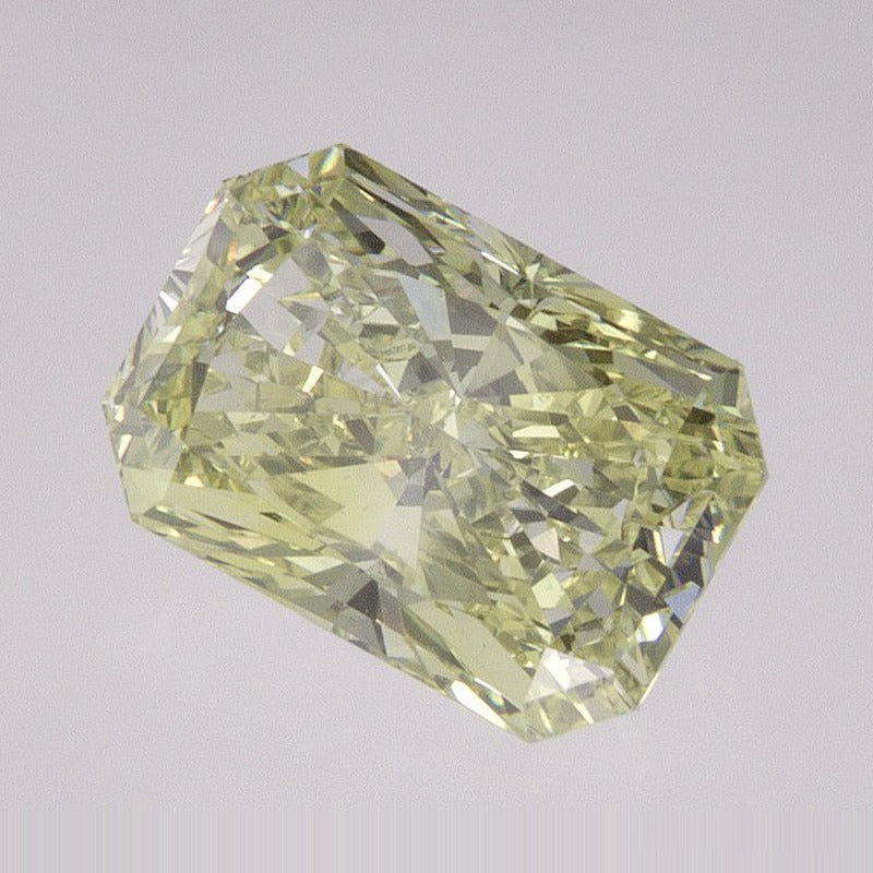 1.51 ct lab-grown fancy intense yellow diamond, radiant cut | Sapphire Row · cut7
