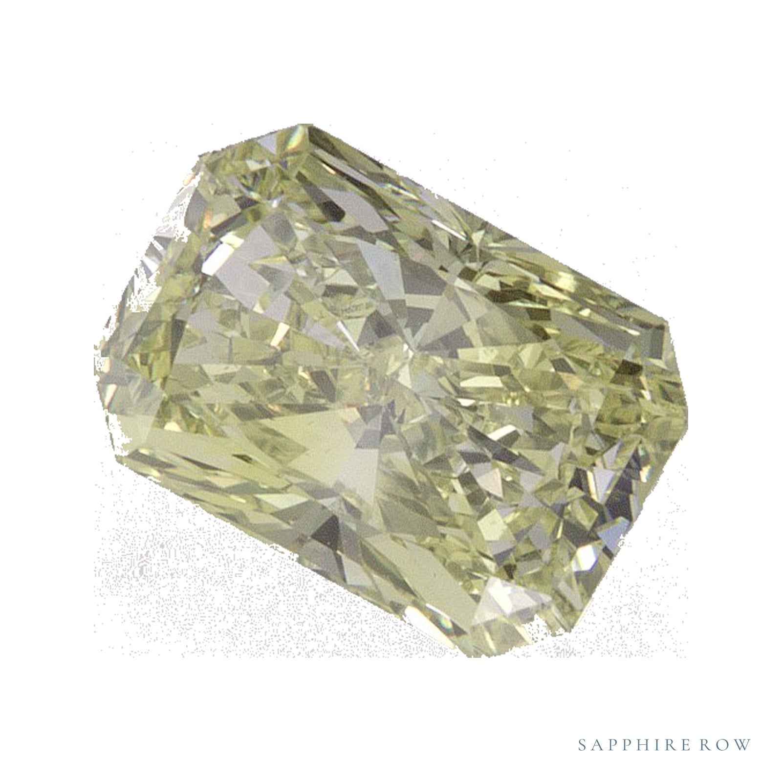 1.51 ct lab-grown fancy intense yellow diamond, radiant cut | Sapphire Row · cut4