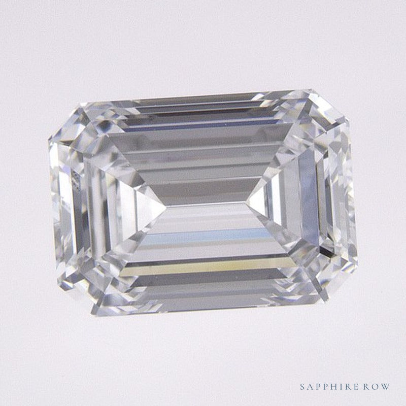 1.51 ct lab-grown diamond, emerald cut | Sapphire Row · cut6