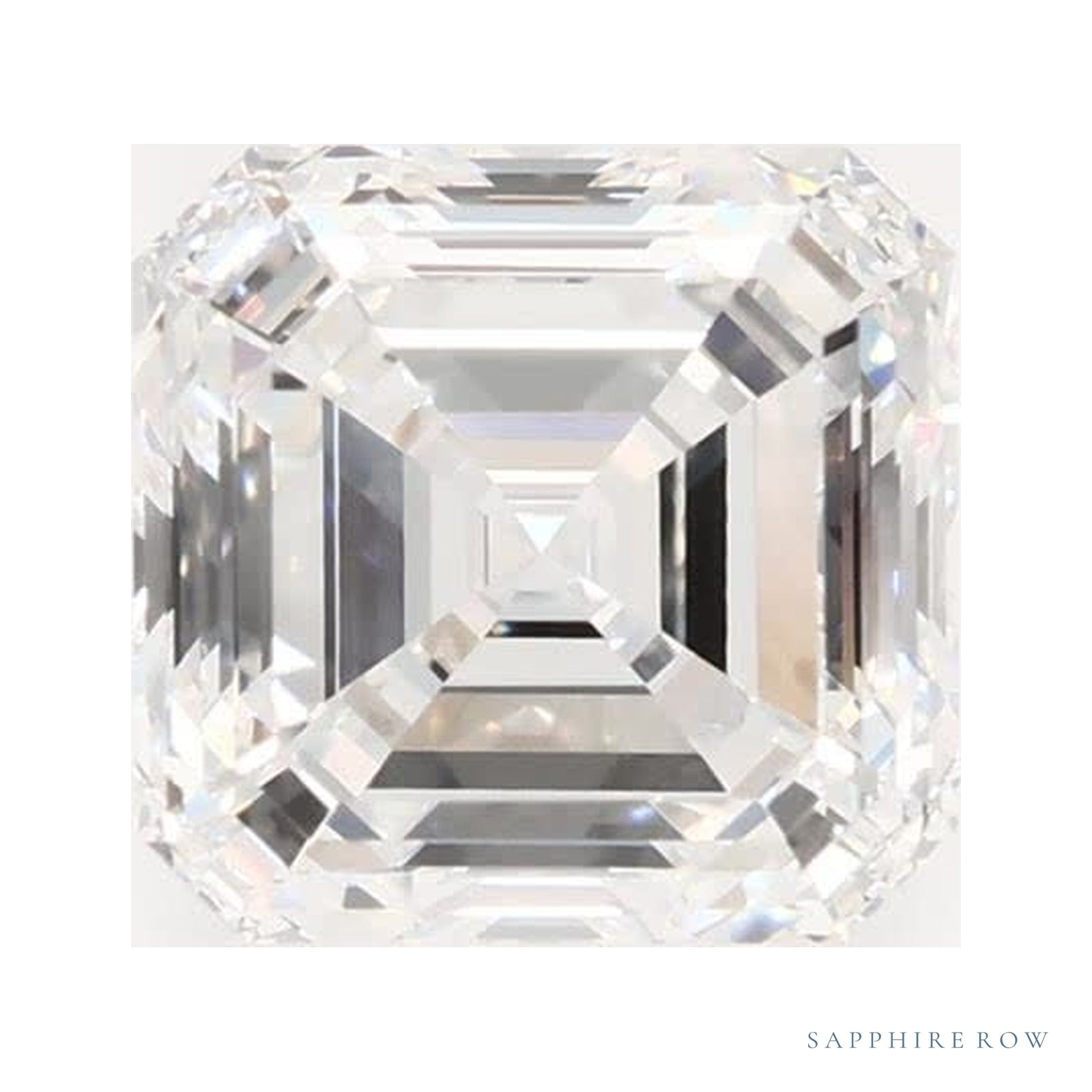 1.51 ct lab-grown diamond, asscher cut | Sapphire Row · cut4