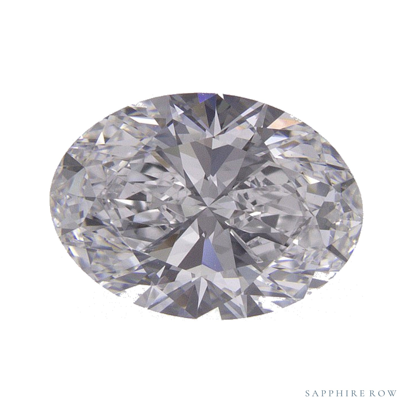 1.51 ct lab-grown diamond, oval cut | Sapphire Row · cut4