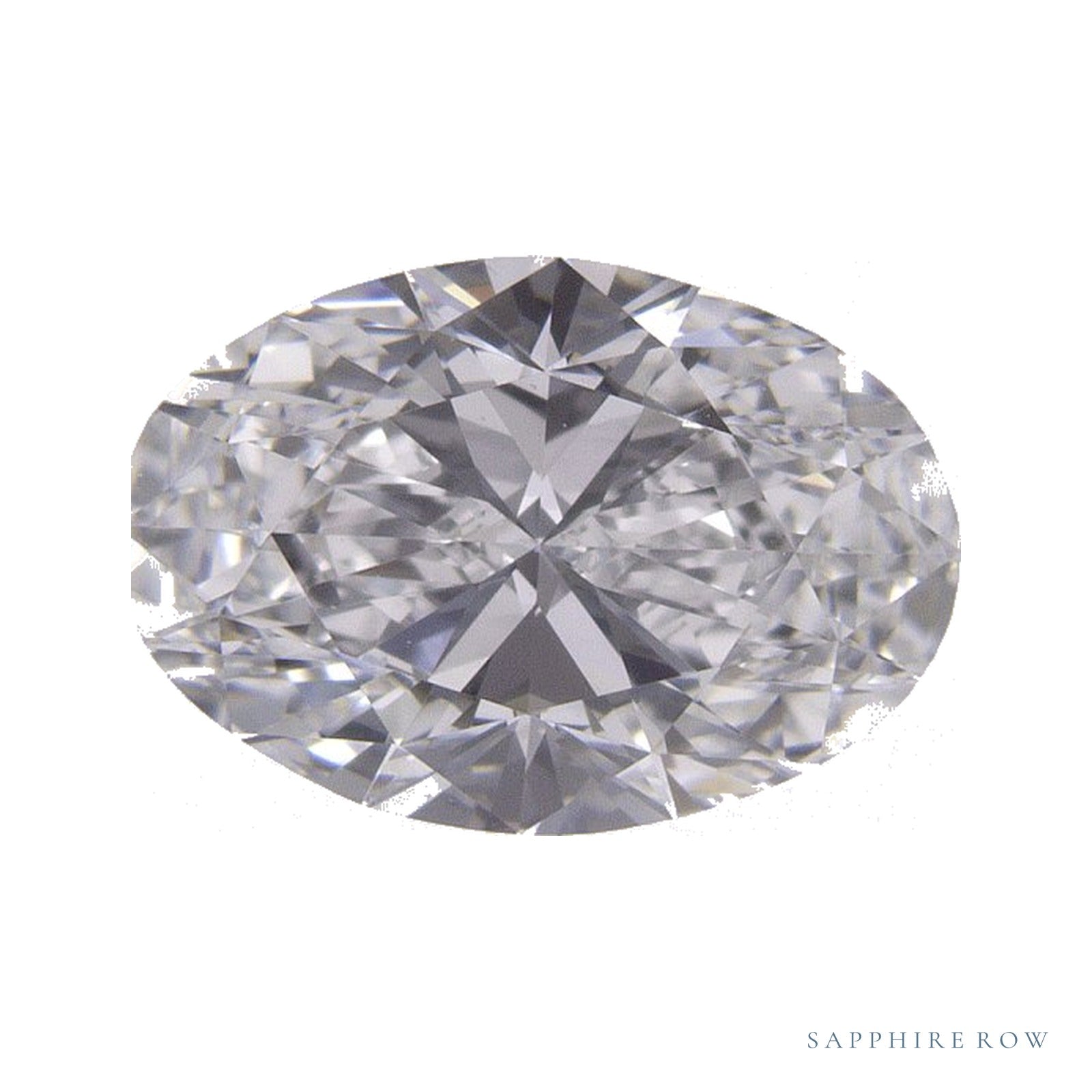 1.51 ct lab-grown diamond, oval cut | Sapphire Row · cut4