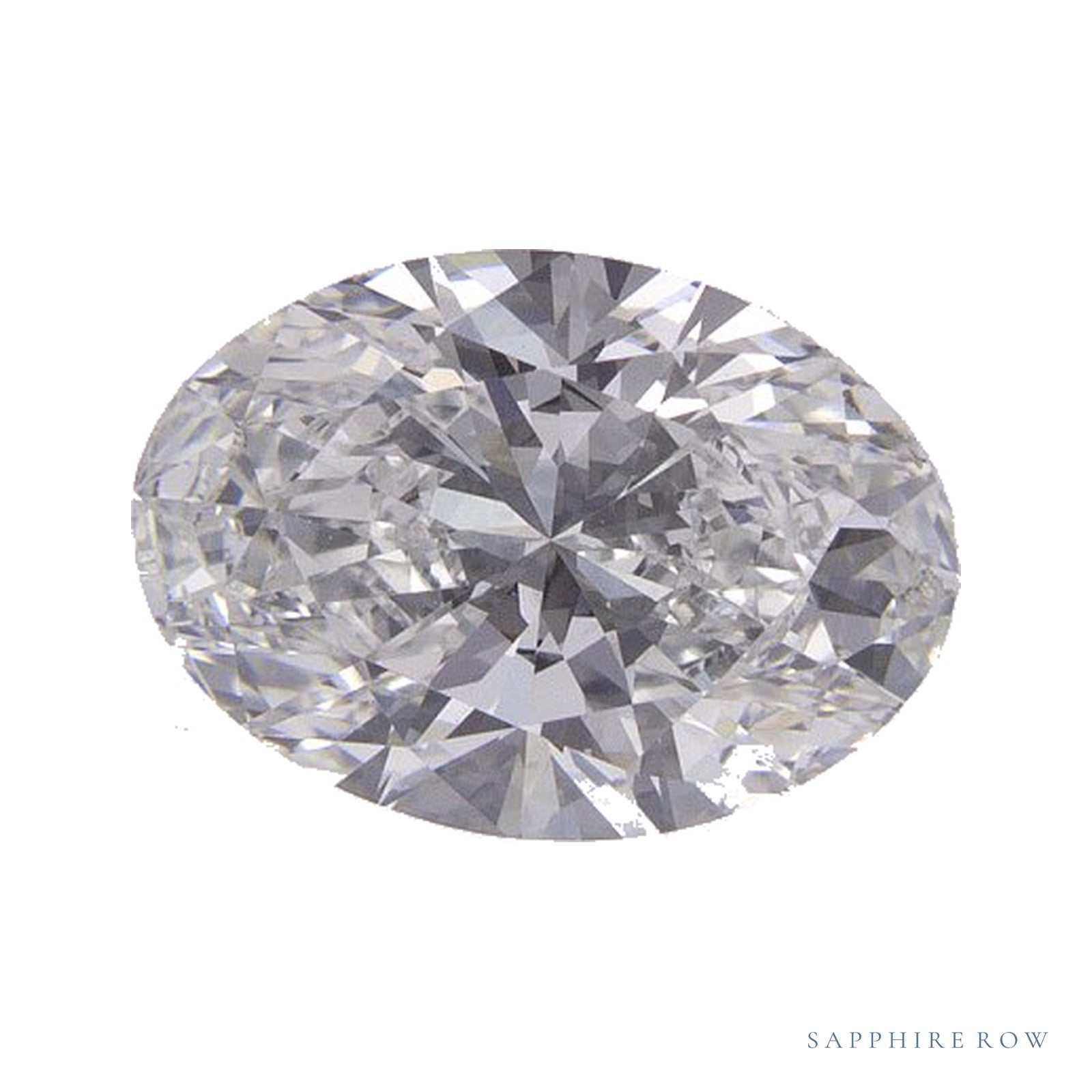 1.51 ct lab-grown diamond, oval cut | Sapphire Row · cut4