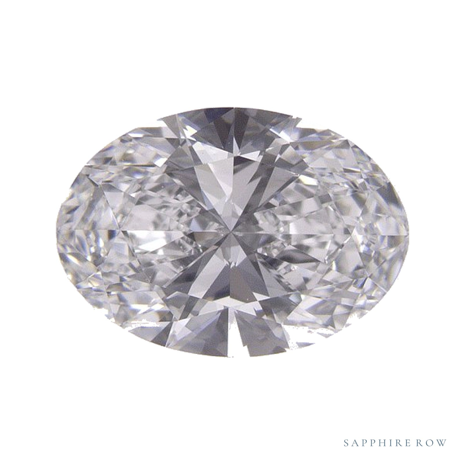 1.51 ct lab-grown diamond, oval cut | Sapphire Row · cut4