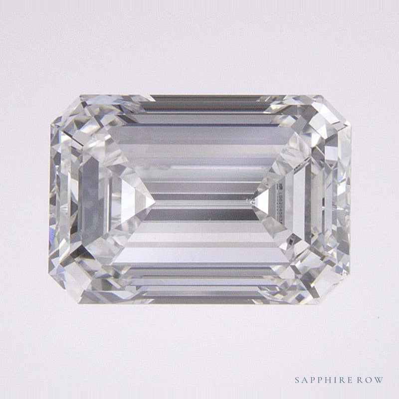 1.51 ct lab-grown diamond, emerald cut | Sapphire Row · cut6