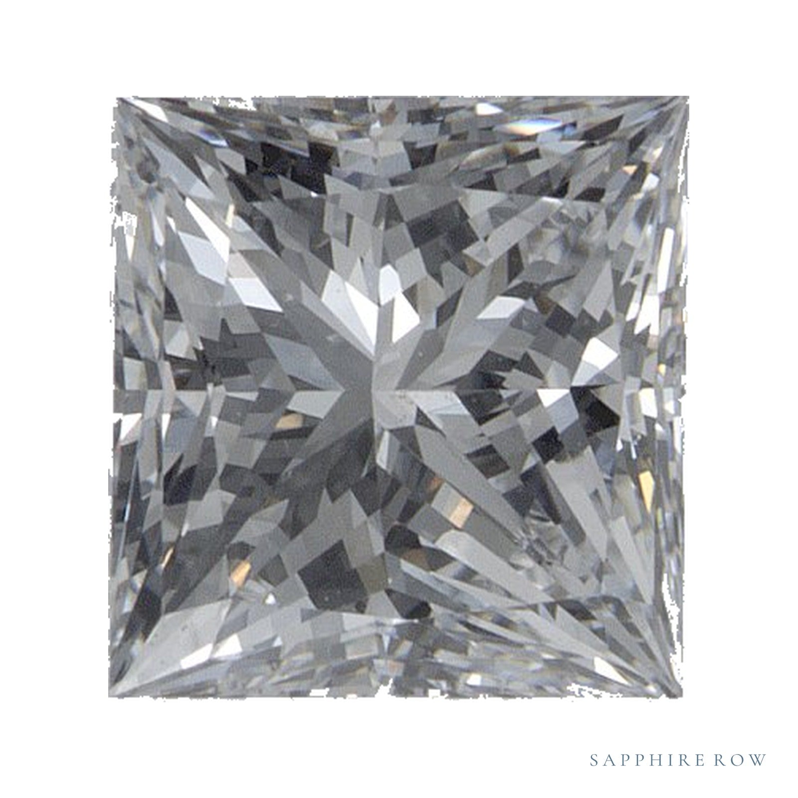 1.51 ct lab-grown diamond, square cut | Sapphire Row · cut4