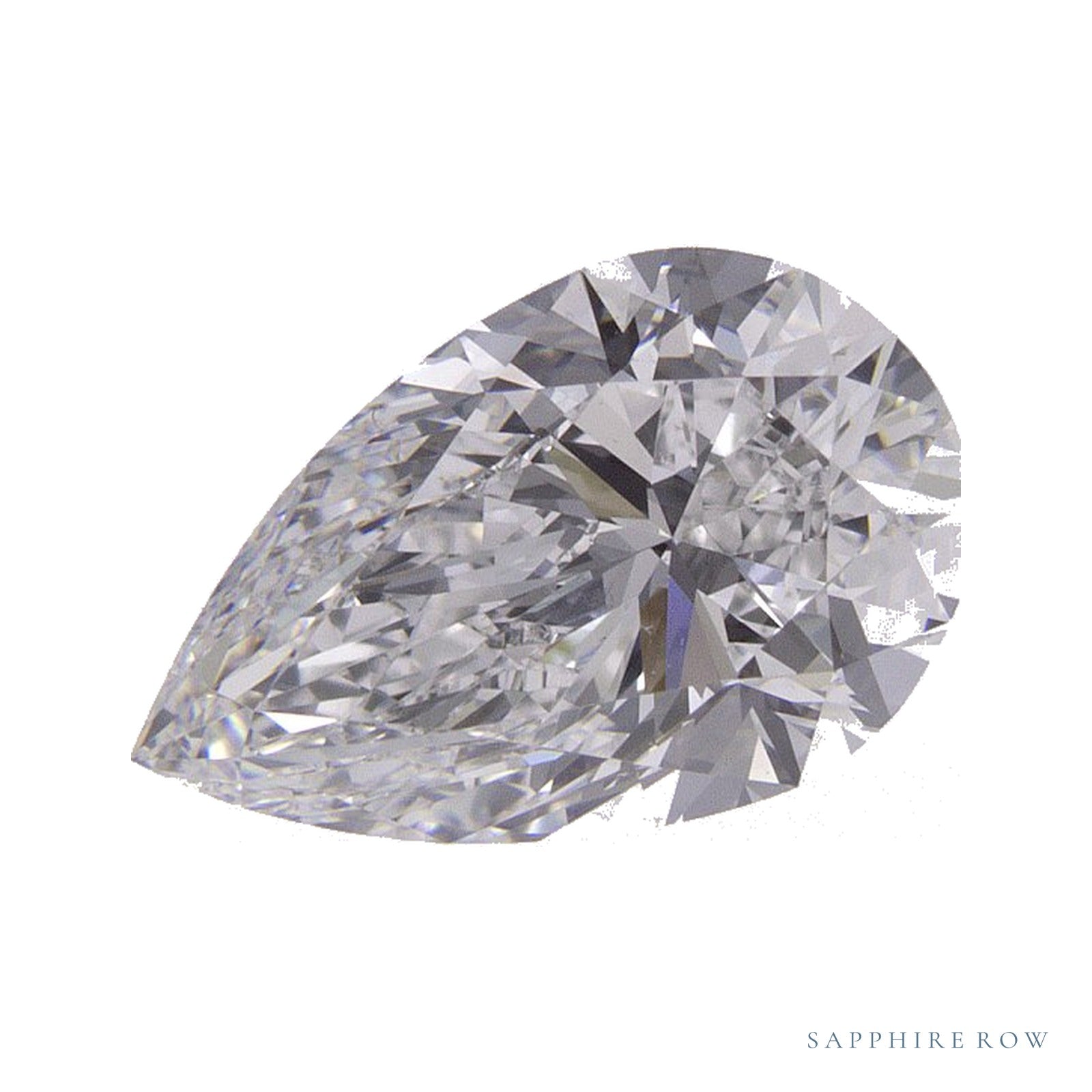 1.50 ct natural diamond, pear cut | Sapphire Row · cut4