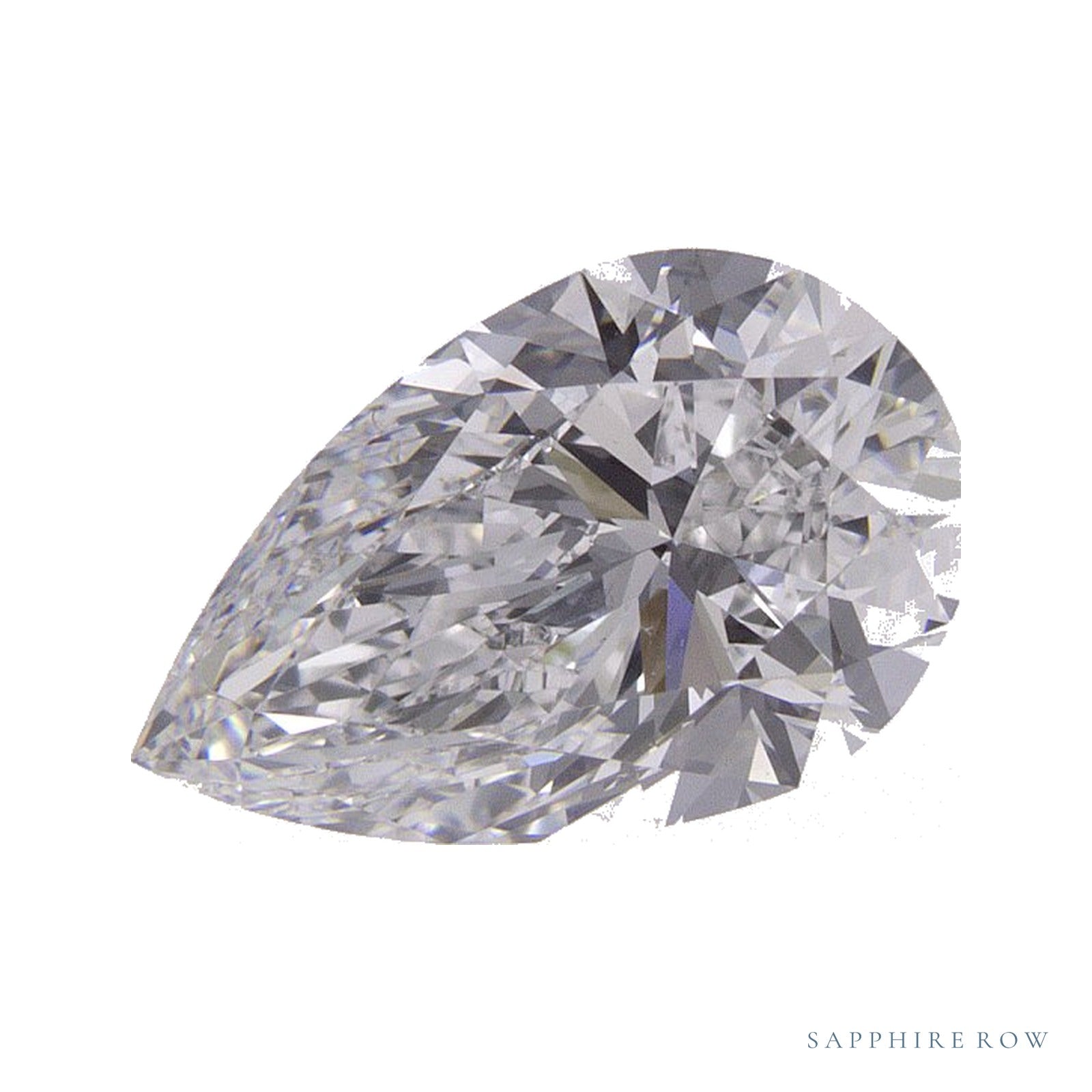 1.50 ct natural diamond, pear cut | Sapphire Row · cut4